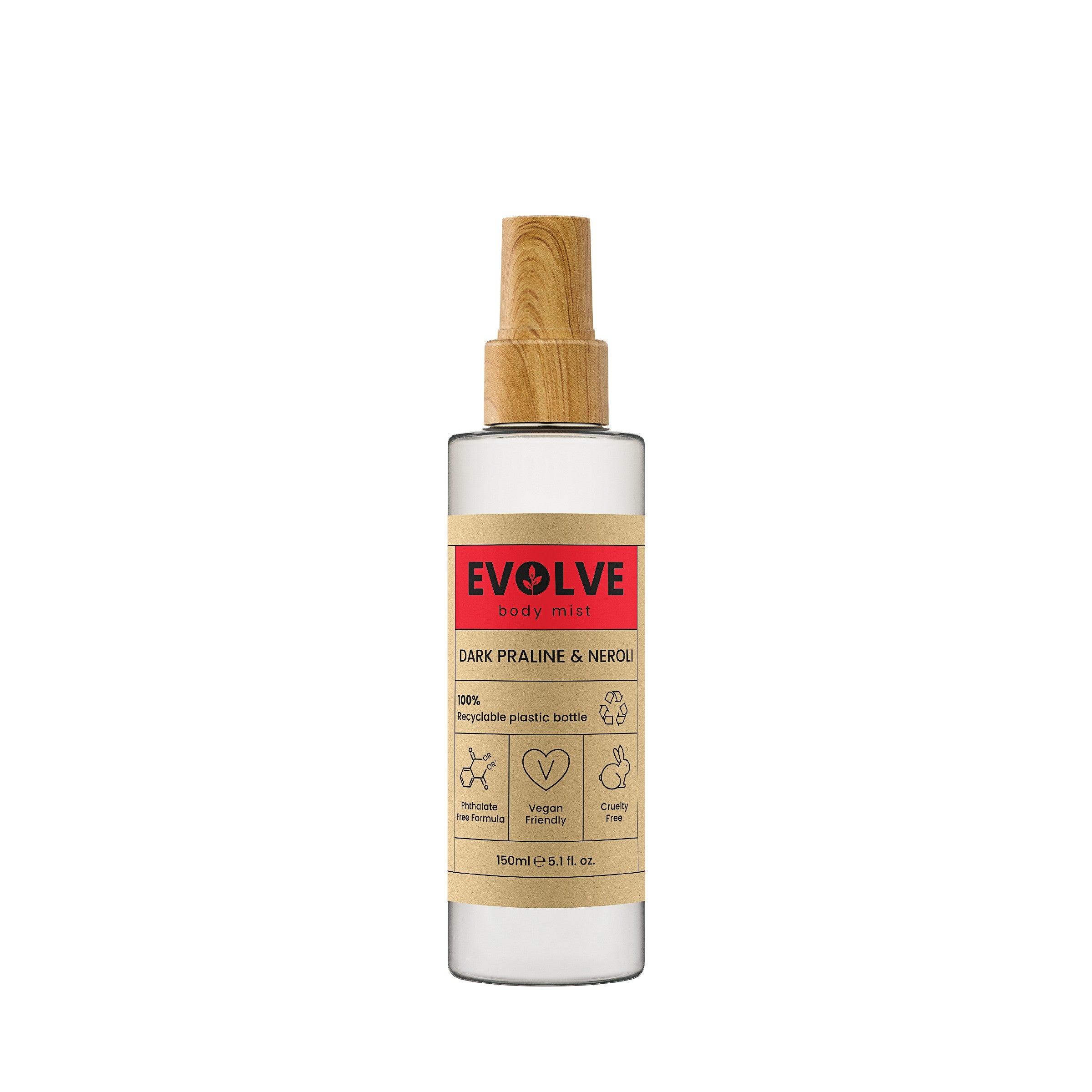 EVOLVE Dark Praline & Neroli Body Mist 150 ml | Vaistine1.lt | WestPharmacy.eu