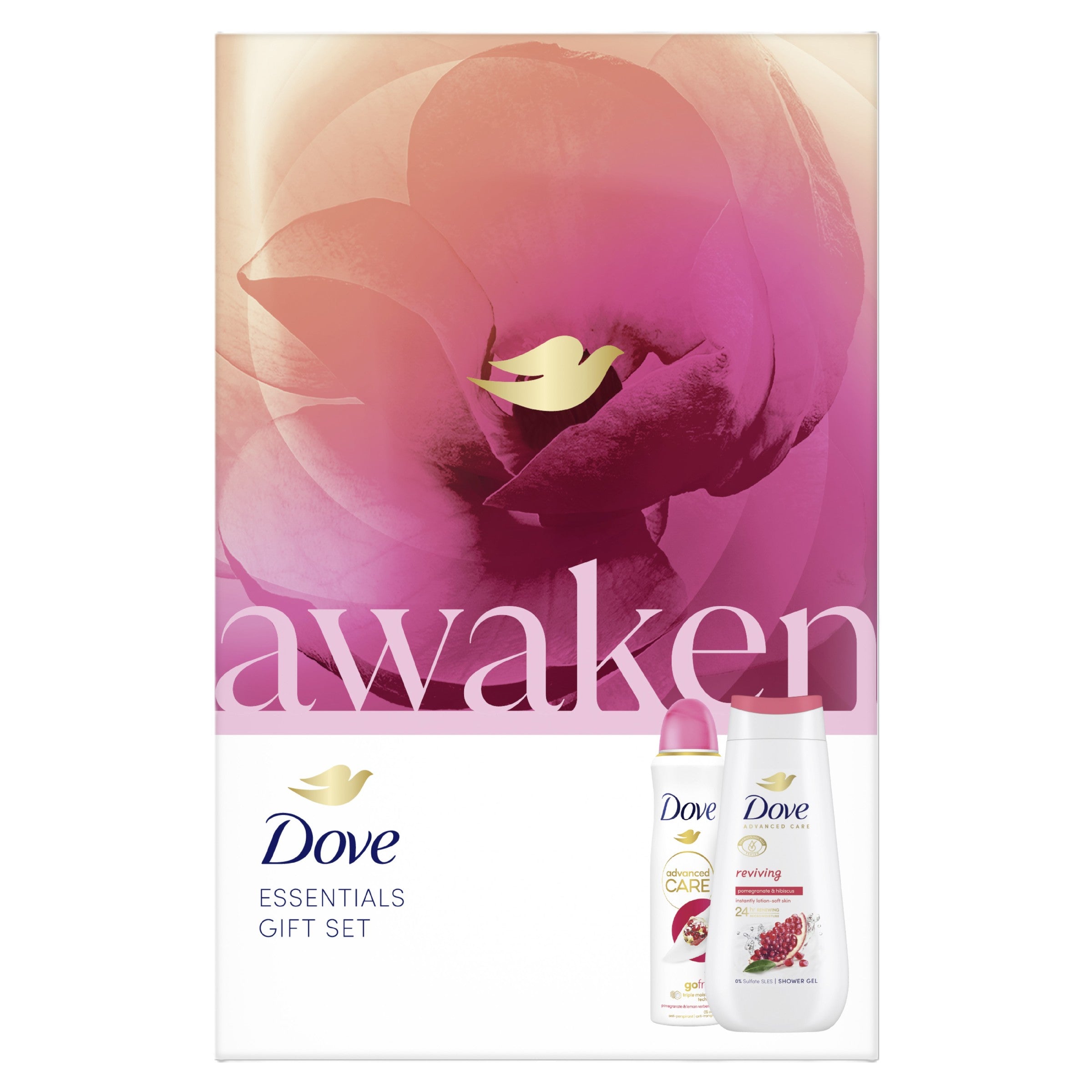 DOVE Women's gift set Reviving Deo spray + gel | Vaistine1.lt | WestPharmacy.eu