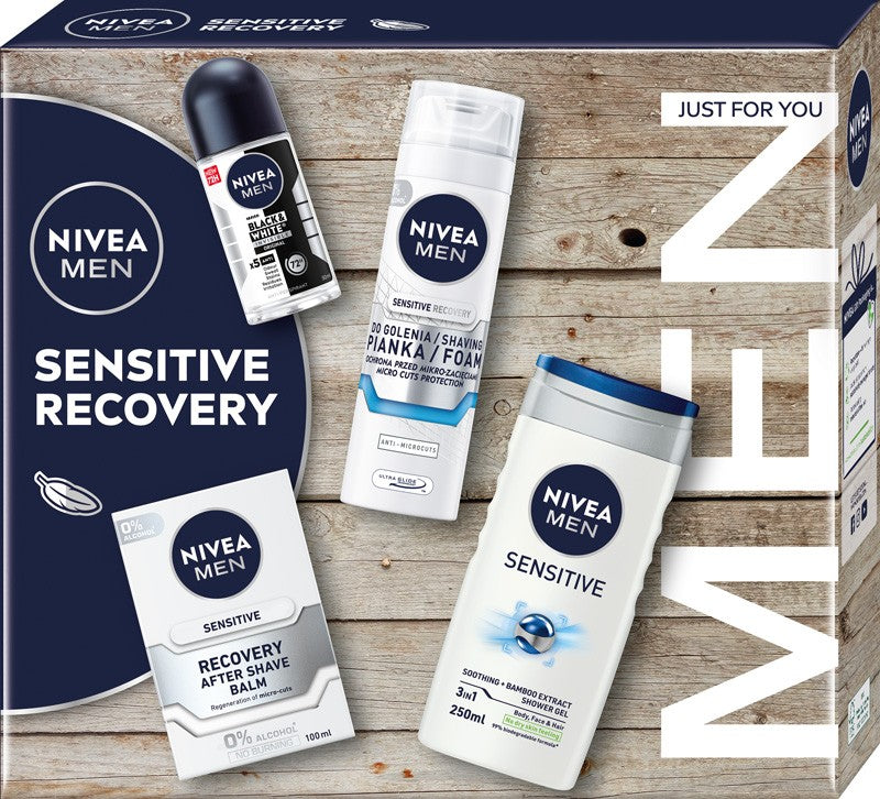 NIVEA Men Sensitive Recovery Collection Gift Set | Vaistine1.lt | WestPharmacy.eu