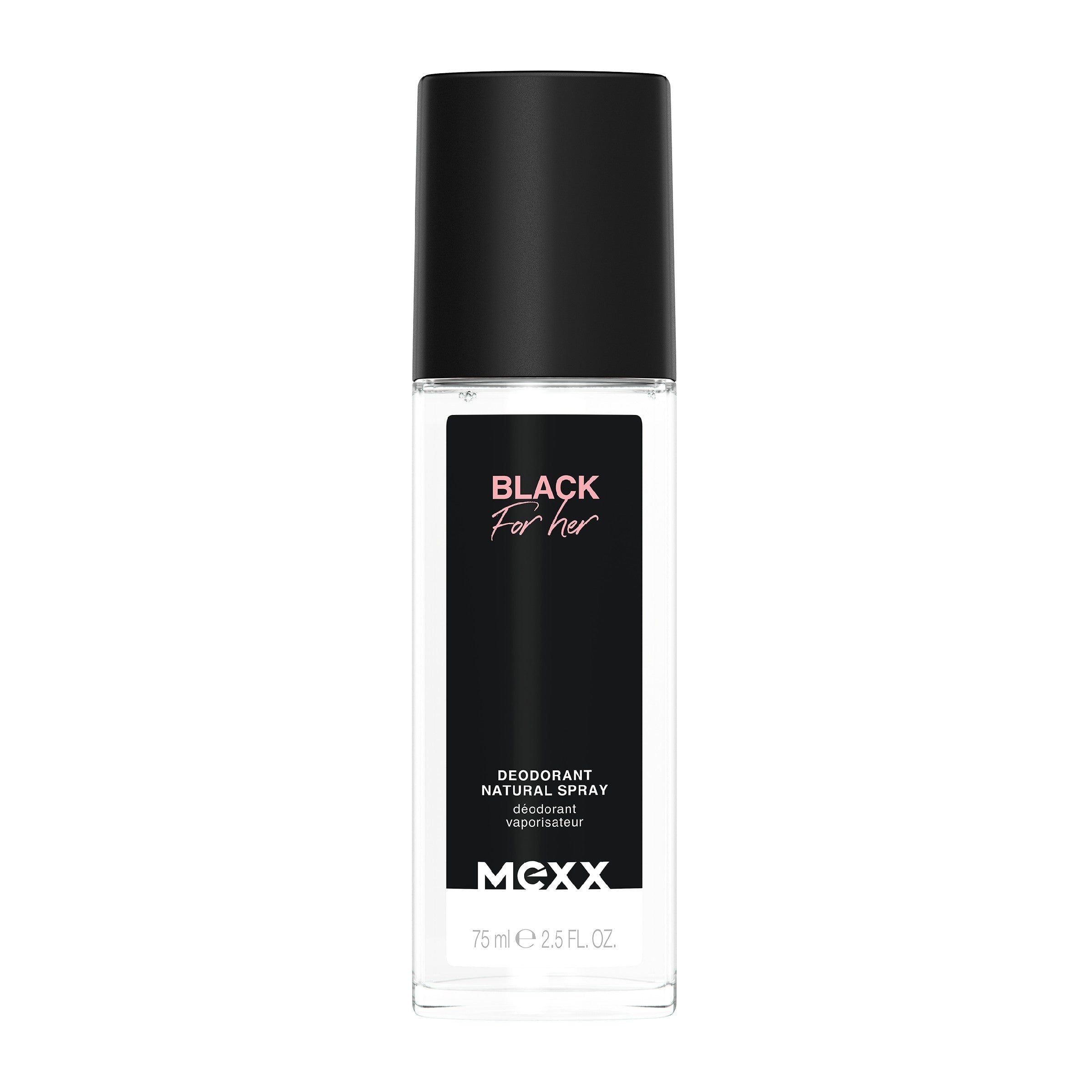 MEXX Natural deodorant spray Black for Her 75 ml | Vaistine1.lt | WestPharmacy.eu
