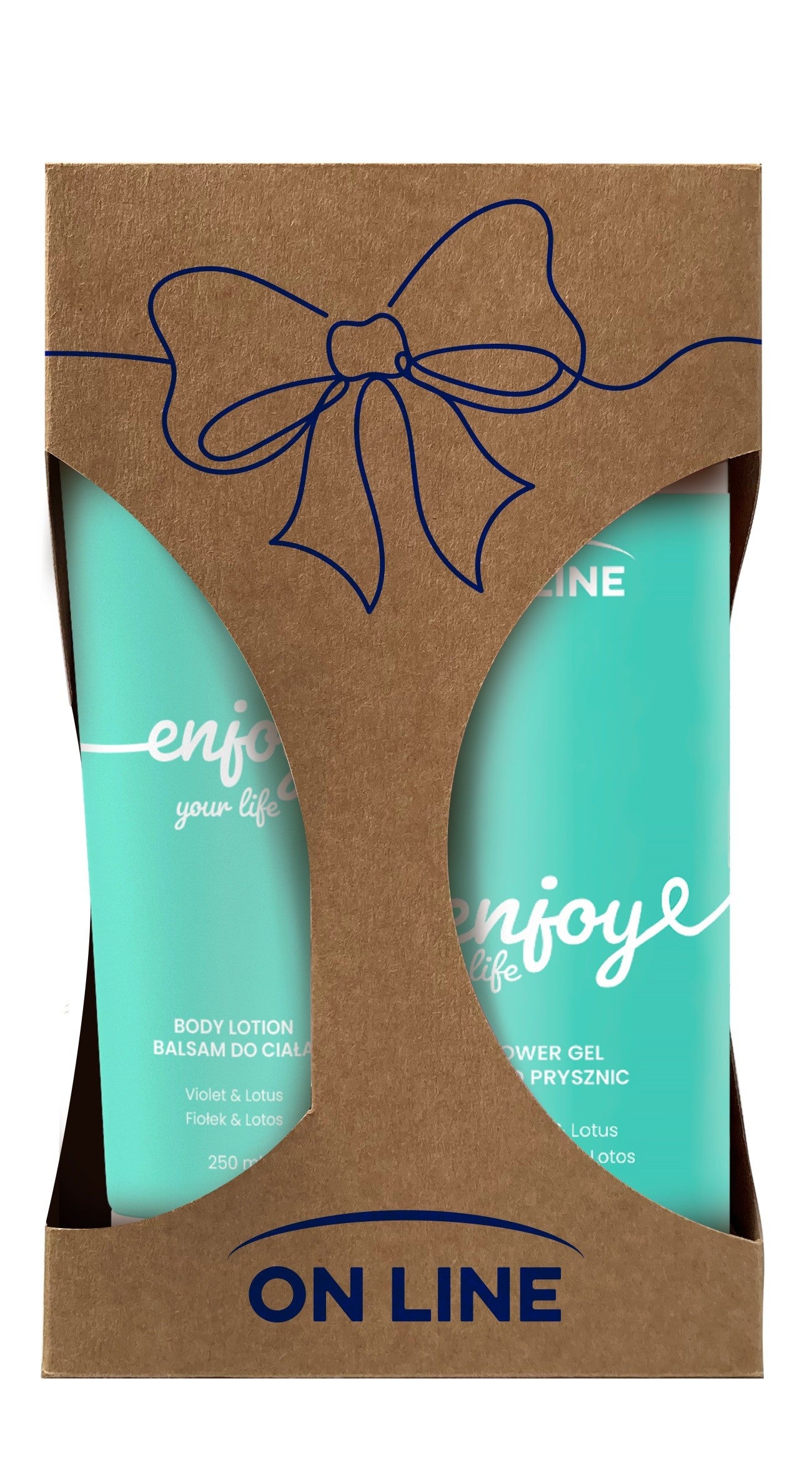 ON LINE Enjoy Your Life gift set (Shower gel 500ml + Body lotion 250ml) | Vaistine1.lt | WestPharmacy.eu