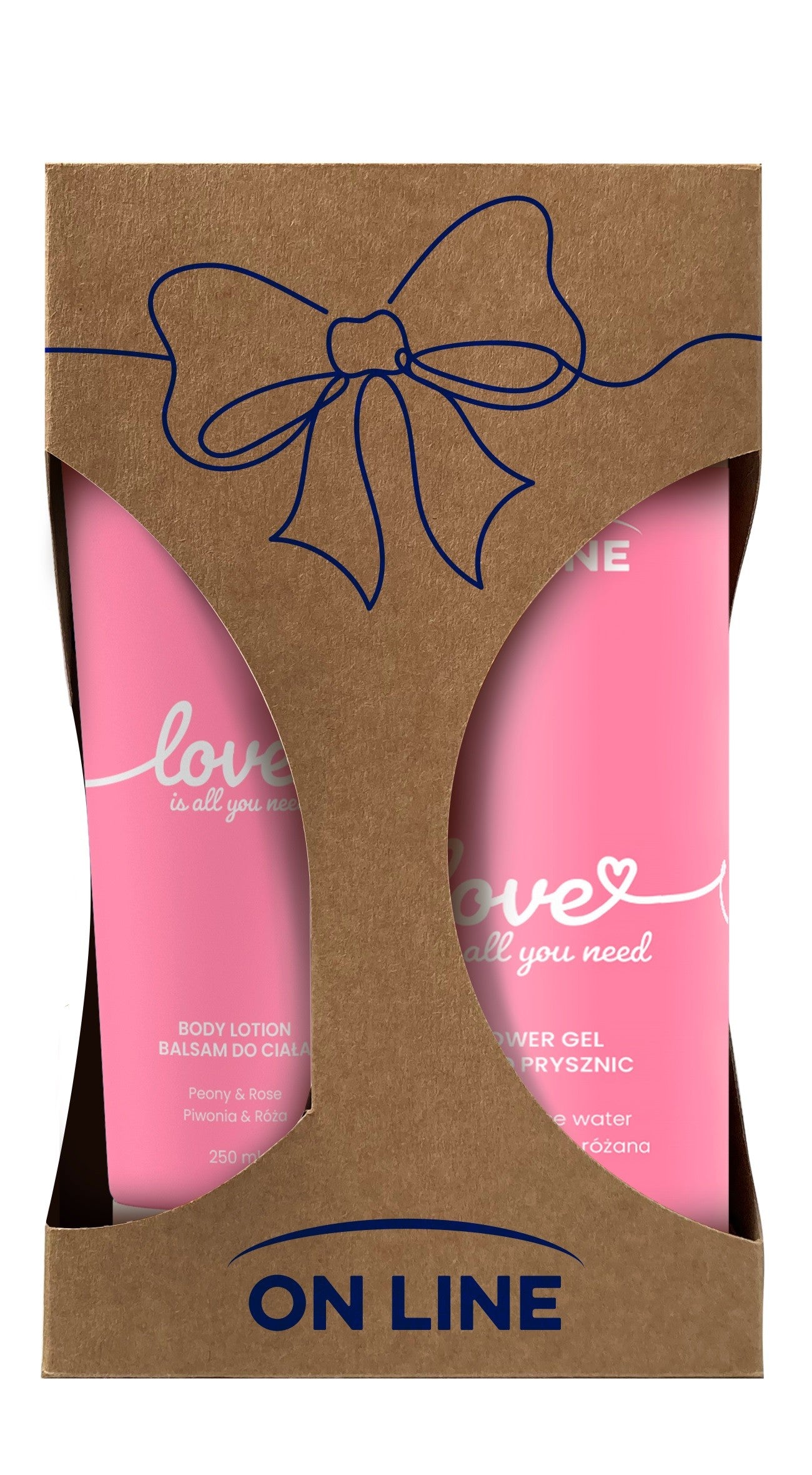 ON LINE Love Is All You Need gift set (Shower gel 500ml + Body lotion 250ml) | Vaistine1.lt | WestPharmacy.eu