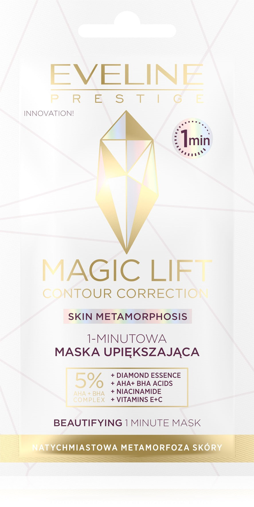EVELINE Magic Lift Contour Correction 1-Minute Beauty Mask 7 ml | Vaistine1.lt | WestPharmacy.eu