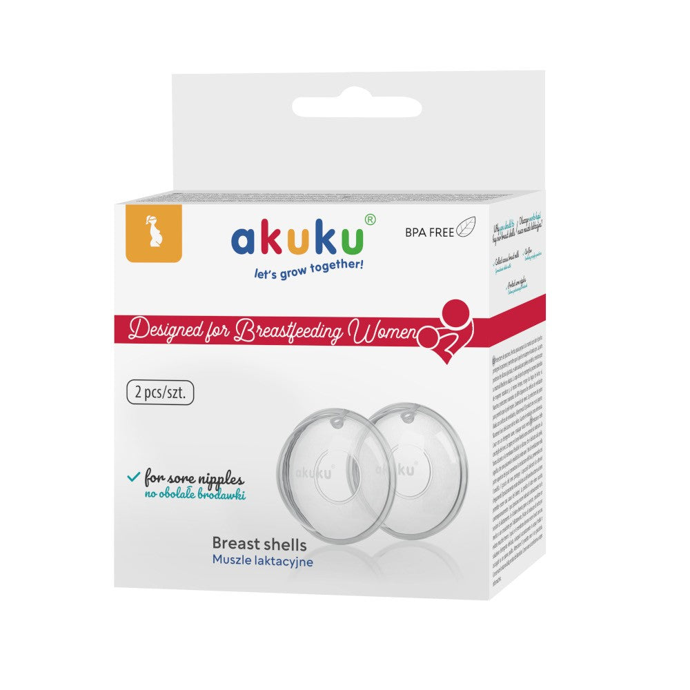 AKUKU Breastfeeding shells (a0248) 1 pack - 2 pcs. | Vaistine1.lt | WestPharmacy.eu