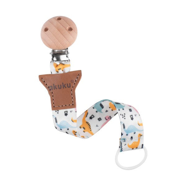 AKUKU Ribbon with clip for Dinusie pacifier (a0580) | Vaistine1.lt | WestPharmacy.eu
