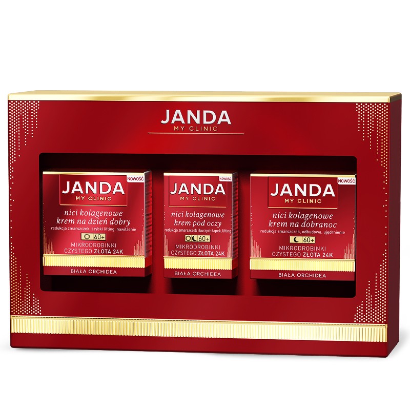 MY CLINIC Gift Set COLLAGEN THREADS 60+ good morning cream, bedtime cream, eye cream | Vaistine1.lt | WestPharmacy.eu