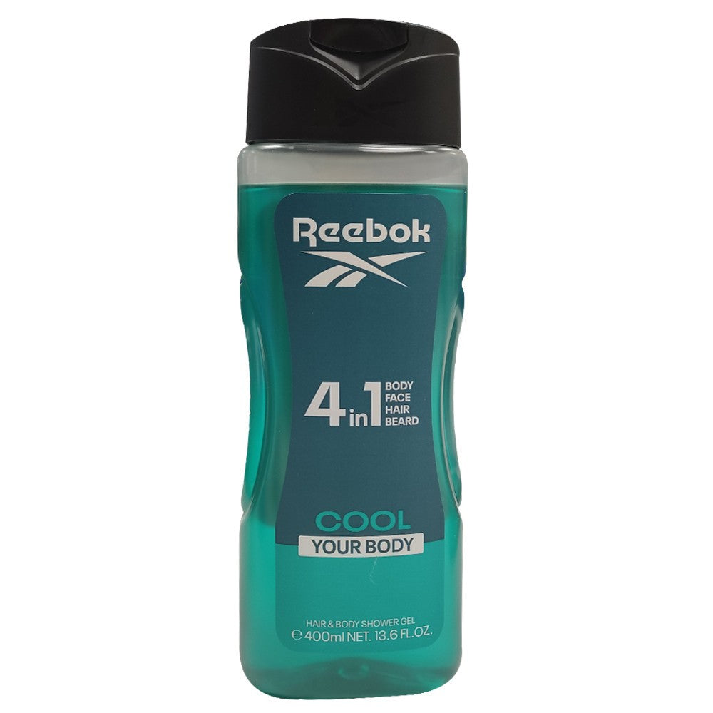 REEBOK Cool Your Body 4in1 Men's shower gel 400 ml | Vaistine1.lt | WestPharmacy.eu