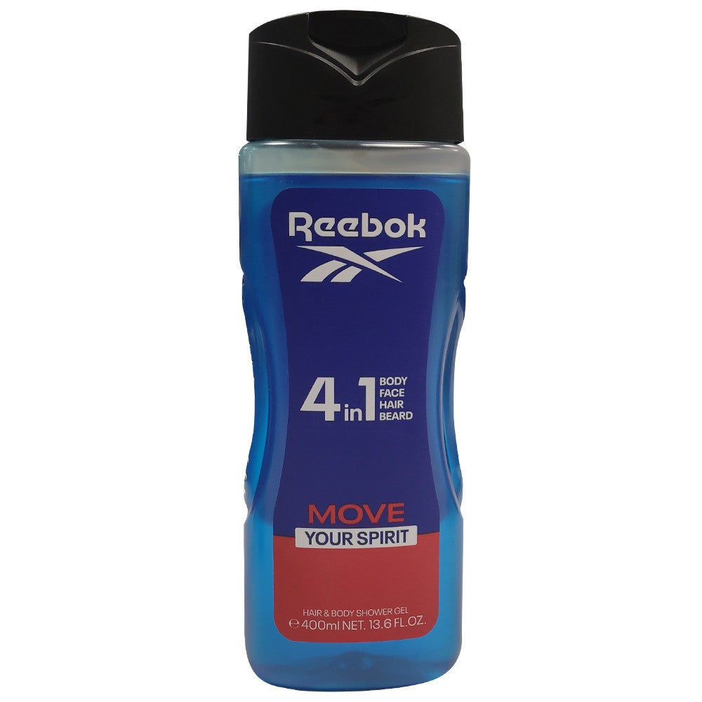 REEBOK Move Your Spirit 4in1 Men's shower gel 400 ml | Vaistine1.lt | WestPharmacy.eu