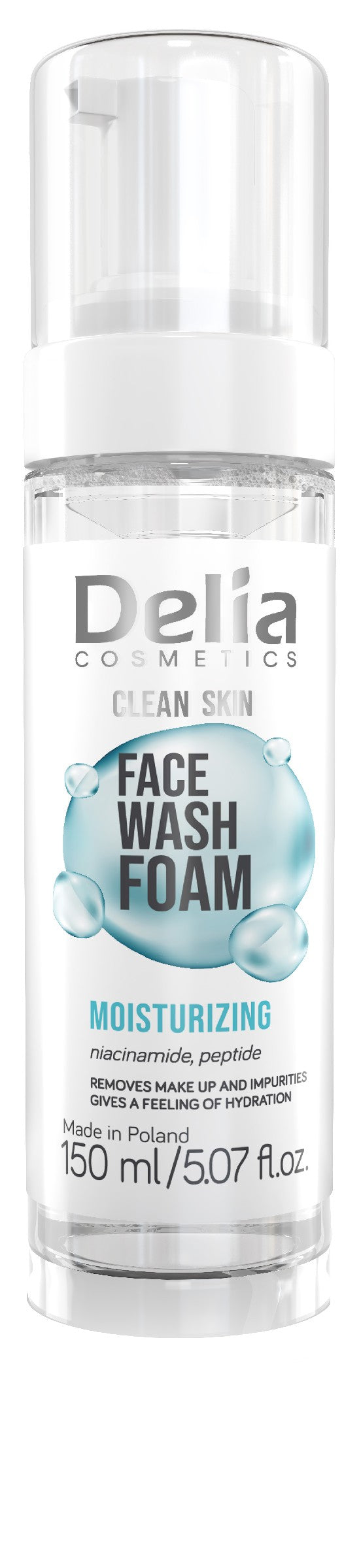 CLEAN SKIN - FDA - Moisturizing-Normalizing Foam bottle 150ml EN/FR/NL/DE/ES/PL k12 | Vaistine1.lt | WestPharmacy.eu