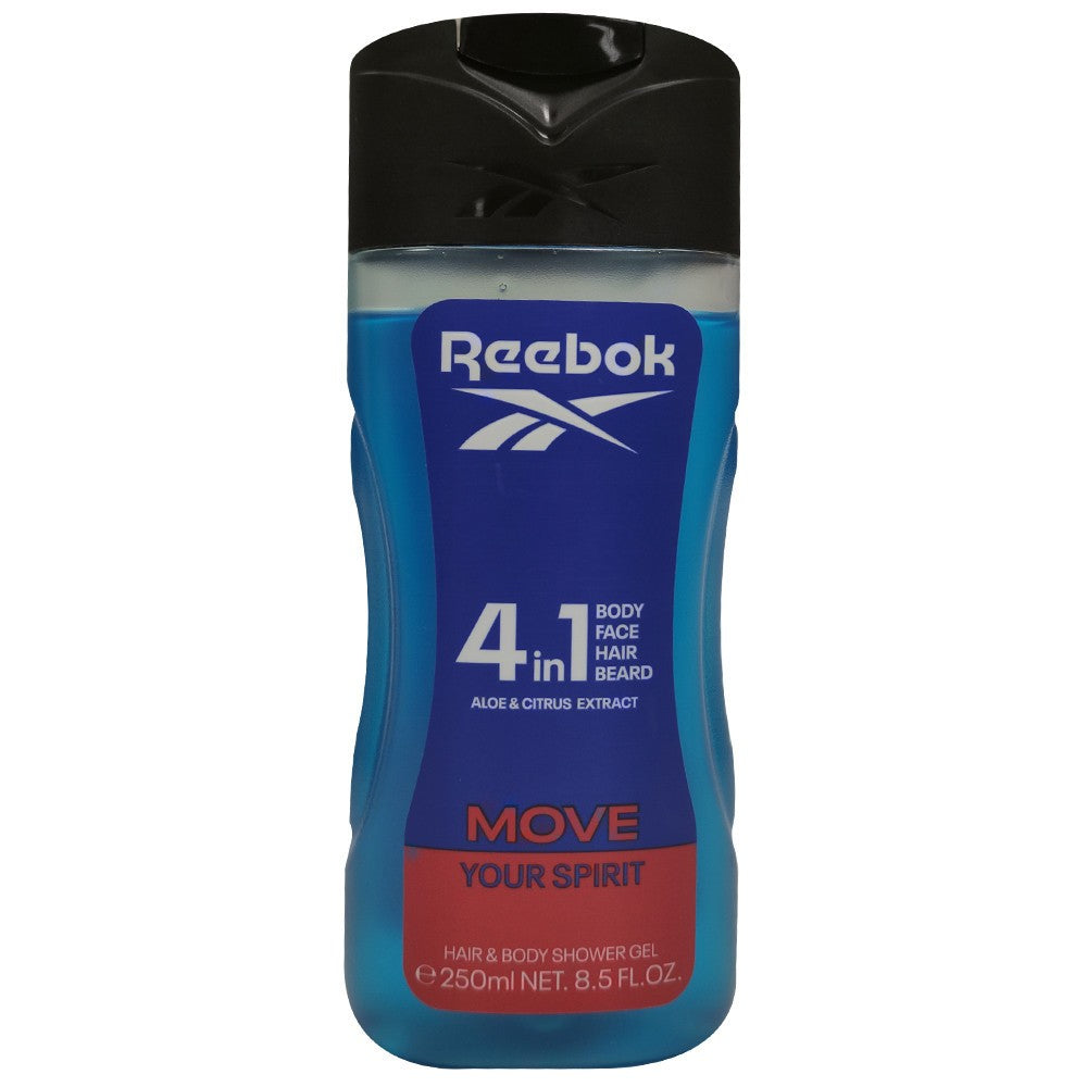 REEBOK Move Your Spirit 4in1 Men's shower gel 250 ml | Vaistine1.lt | WestPharmacy.eu