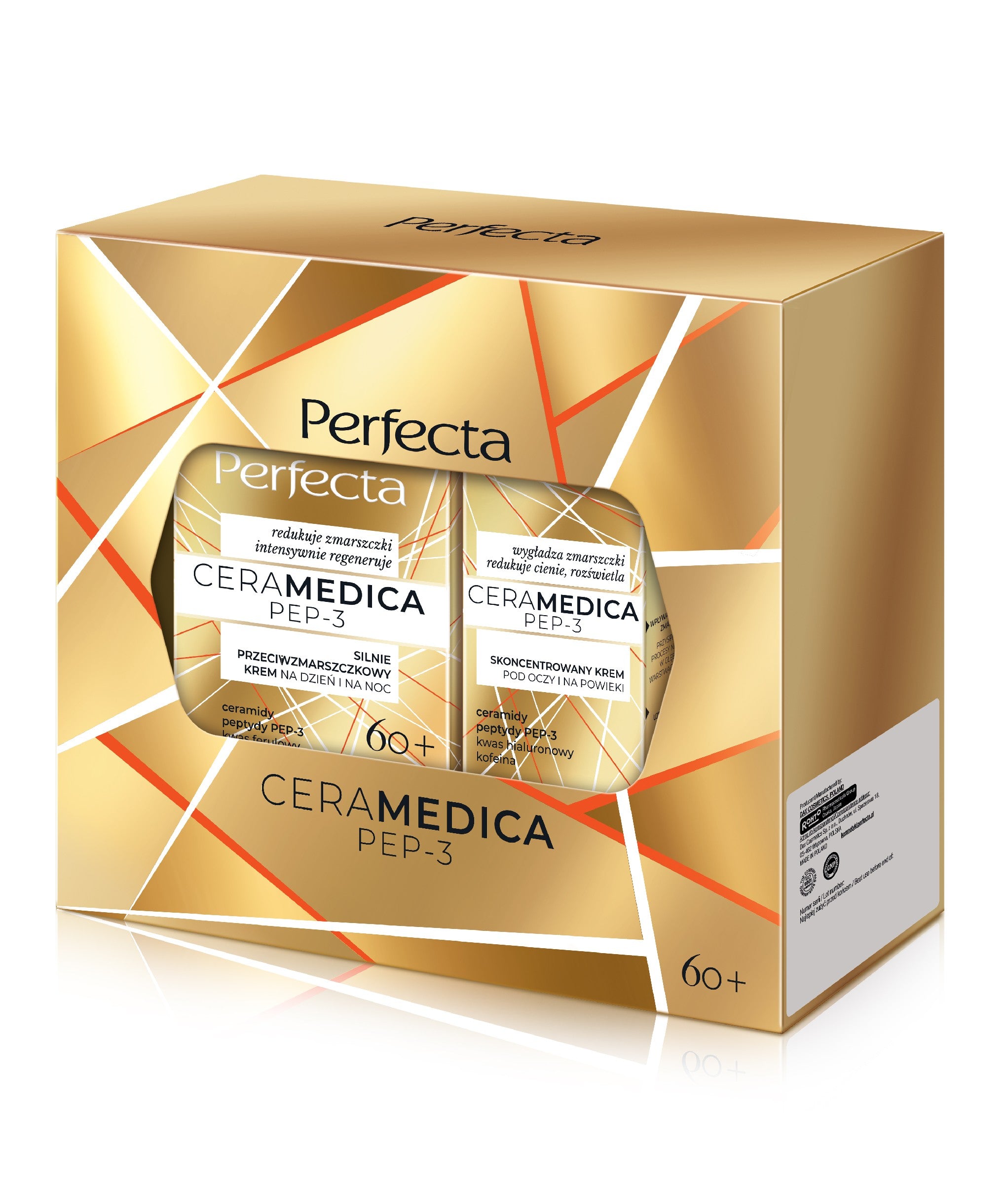 PERFECTA Ceramedica PEP-3 gift set (60+ day and night cream + eye and eyelid cream) | Vaistine1.lt | WestPharmacy.eu