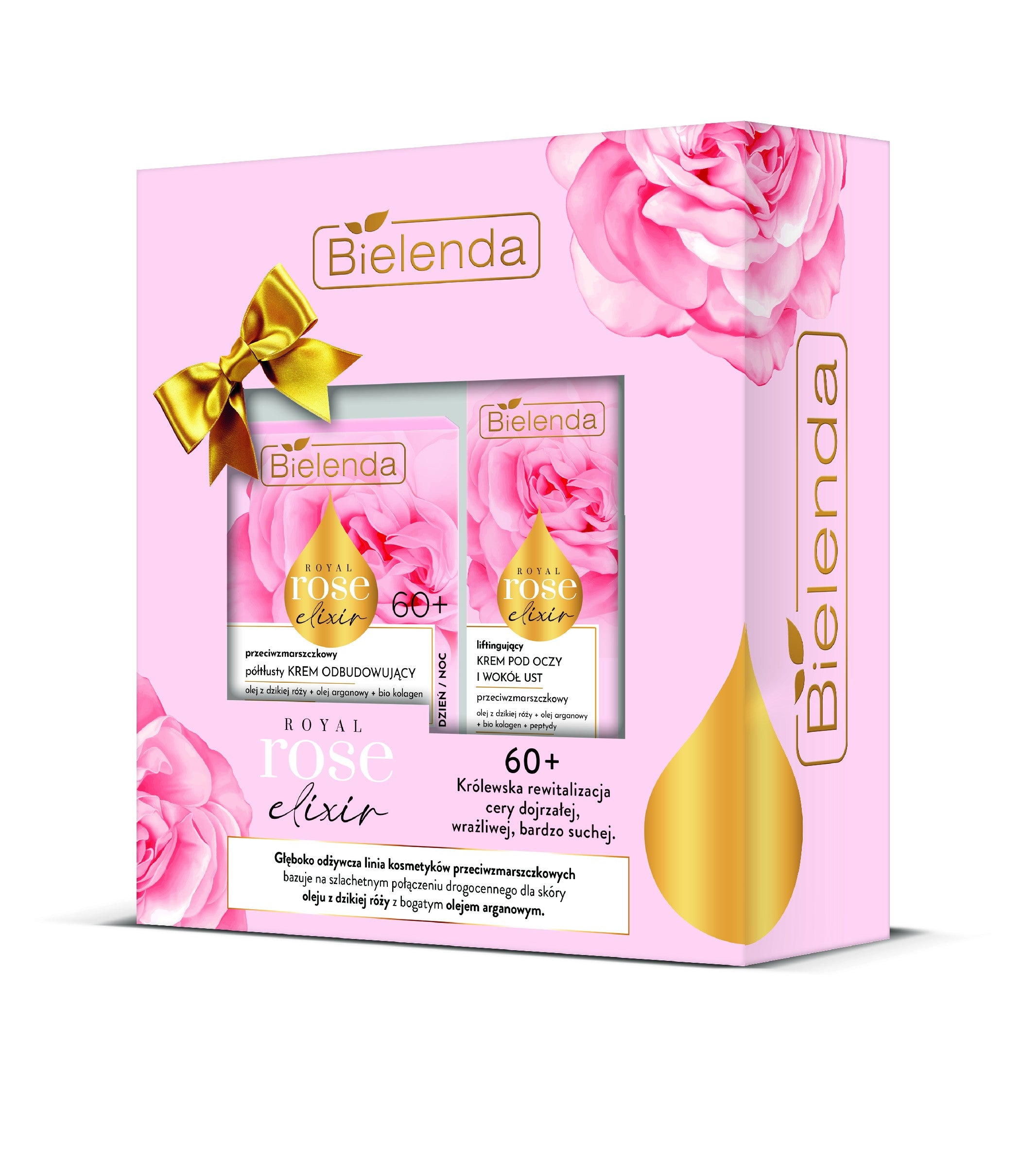 BIELENDA Royal Rose Elixir 60+ gift set (day and night cream 50ml + eye cream 15ml) | Vaistine1.lt | WestPharmacy.eu