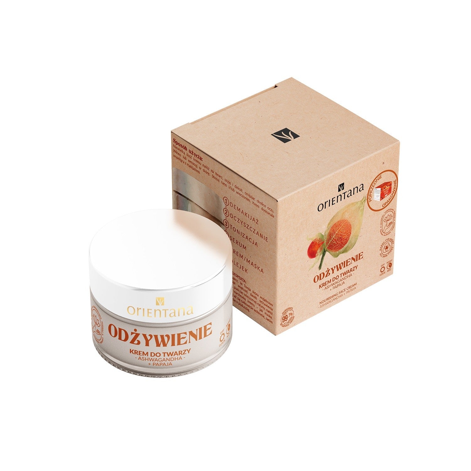 Orientana Face Cream INDIAN GINSENG ASHWAGANDHA 40g | Vaistine1.lt | WestPharmacy.eu