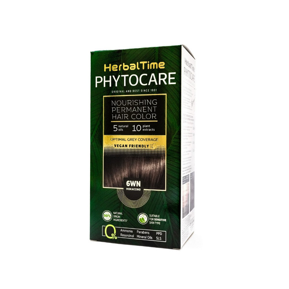 HERBAL TIME Phytocare Natural Hair Color 6WN Mocaccino | Vaistine1.lt | WestPharmacy.eu