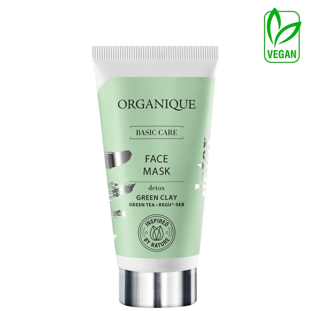 ORGANIQUE Mask d/tw 50ml BASIC CARE DETOX 30/11/25 | Vaistine1.lt | WestPharmacy.eu