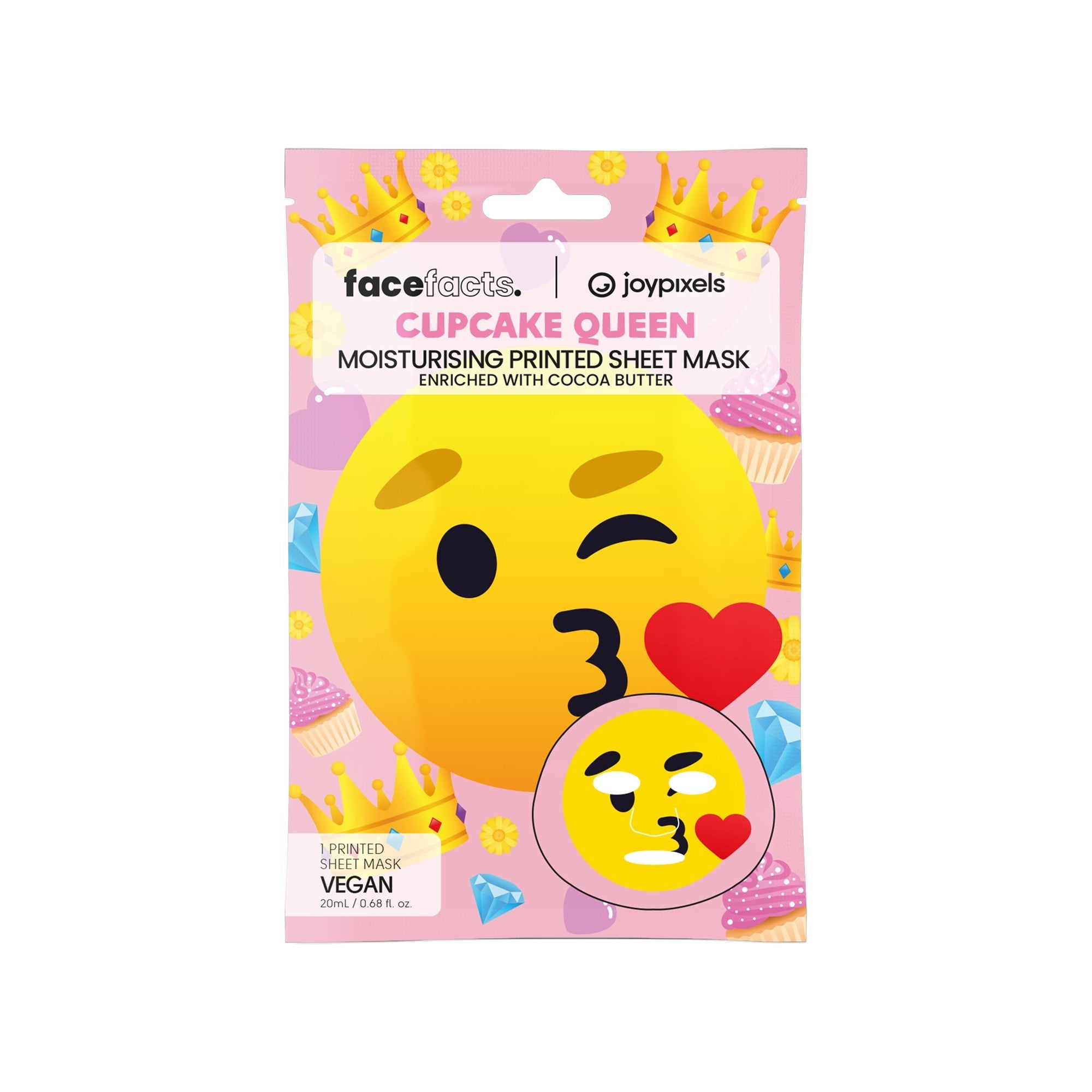 FACE FACTS Blemish Patches Moisturizing sheet mask - Cupcake Queen 1 pc. | Vaistine1.lt | WestPharmacy.eu