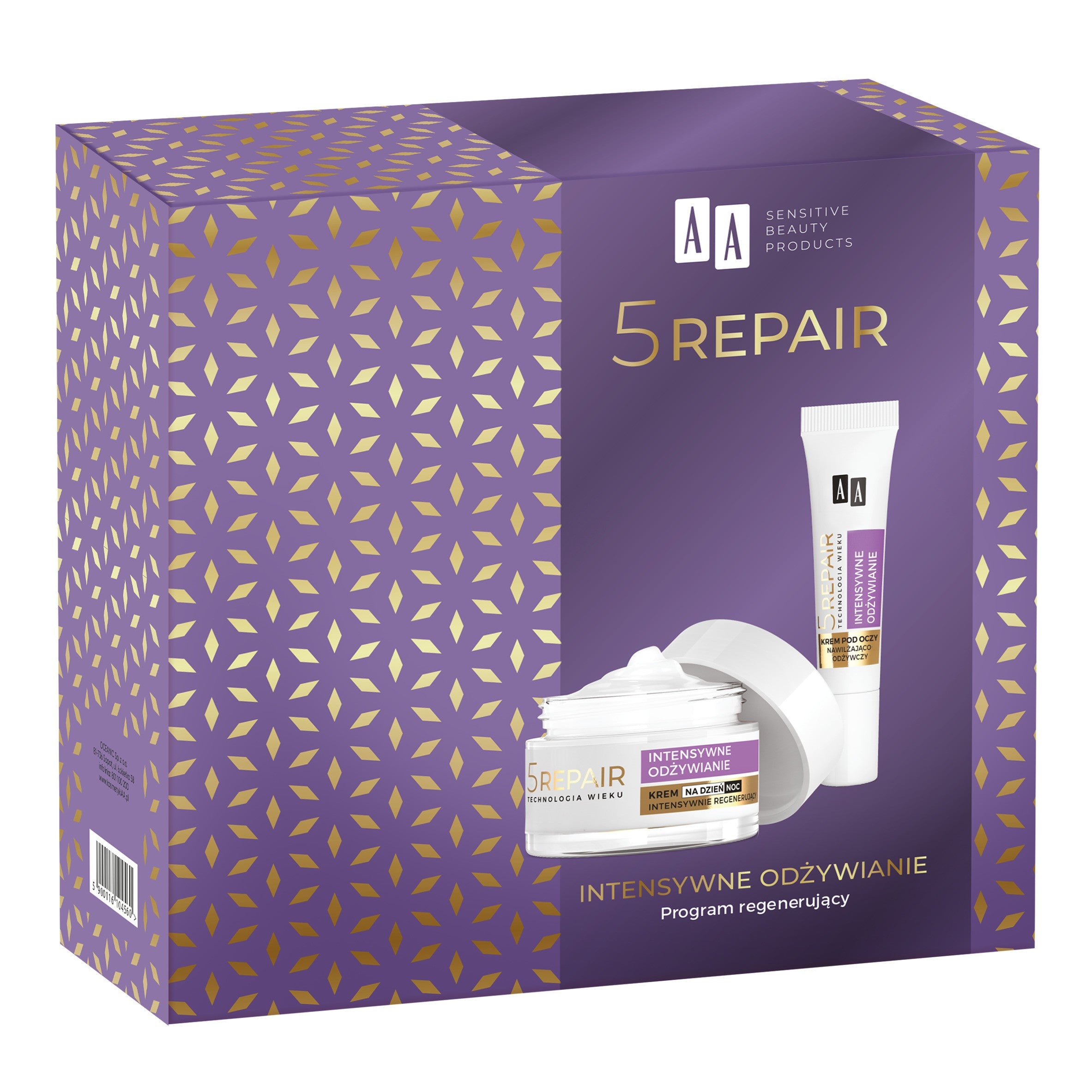 AA Age Technology 5Repair 70+ Intensive Nutrition gift set (Regenerating Cream 50 ml + Eye Cream 15 ml) | Vaistine1.lt | WestPharmacy.eu