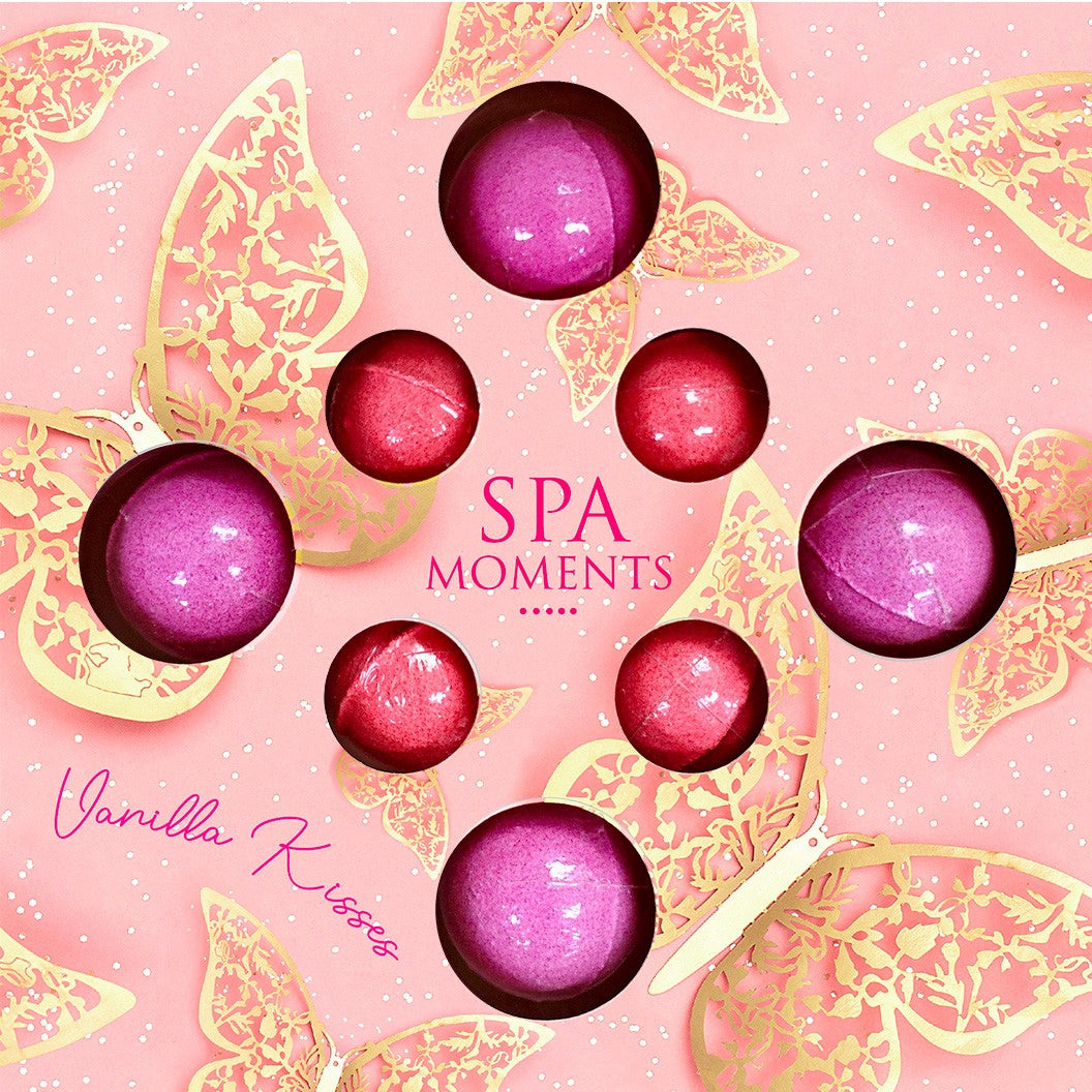 CHLAPU CHLAP Set of bath bombs Wanilla Kisses 4x30g, 4x20g - orange | Vaistine1.lt | WestPharmacy.eu