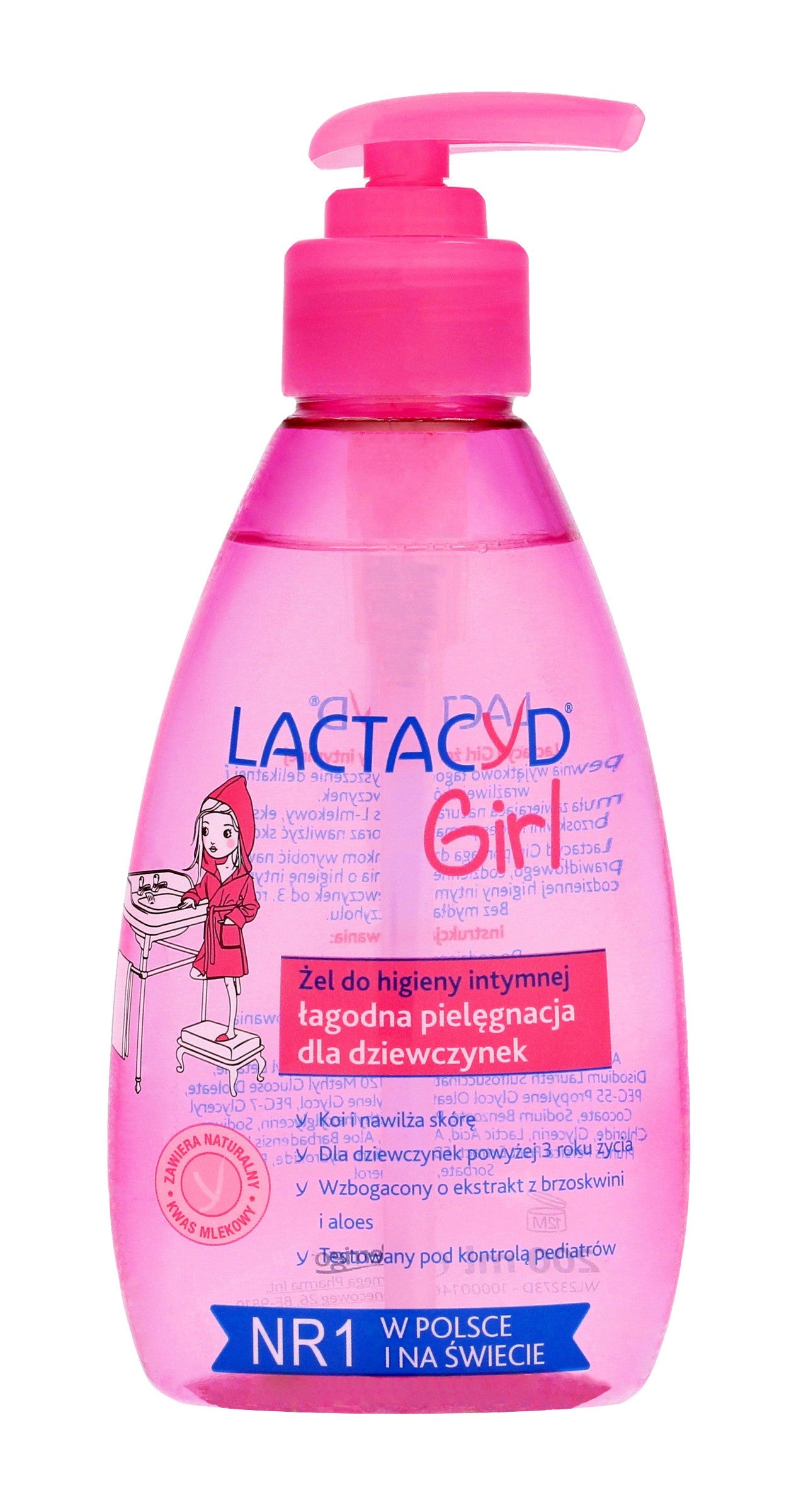 LACTACYD Girl Intimate hygiene gel for girls 200 ml (09.2025) | Vaistine1.lt | WestPharmacy.eu