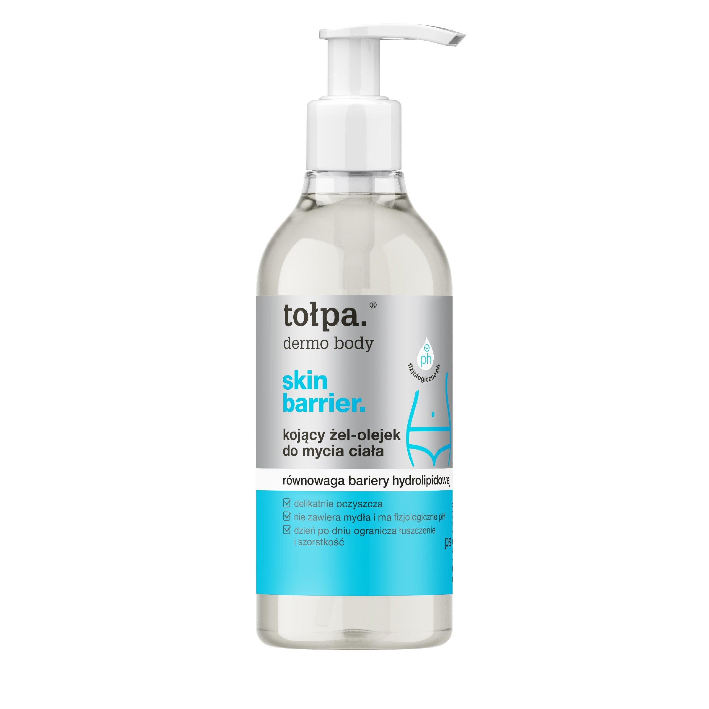 TOŁPA Dermo Body Skin Barrier Soothing Gel-oil for washing the body - reconstruction of the hydrolipid barrier 300 ml | Vaistine1.lt | WestPharmacy.eu
