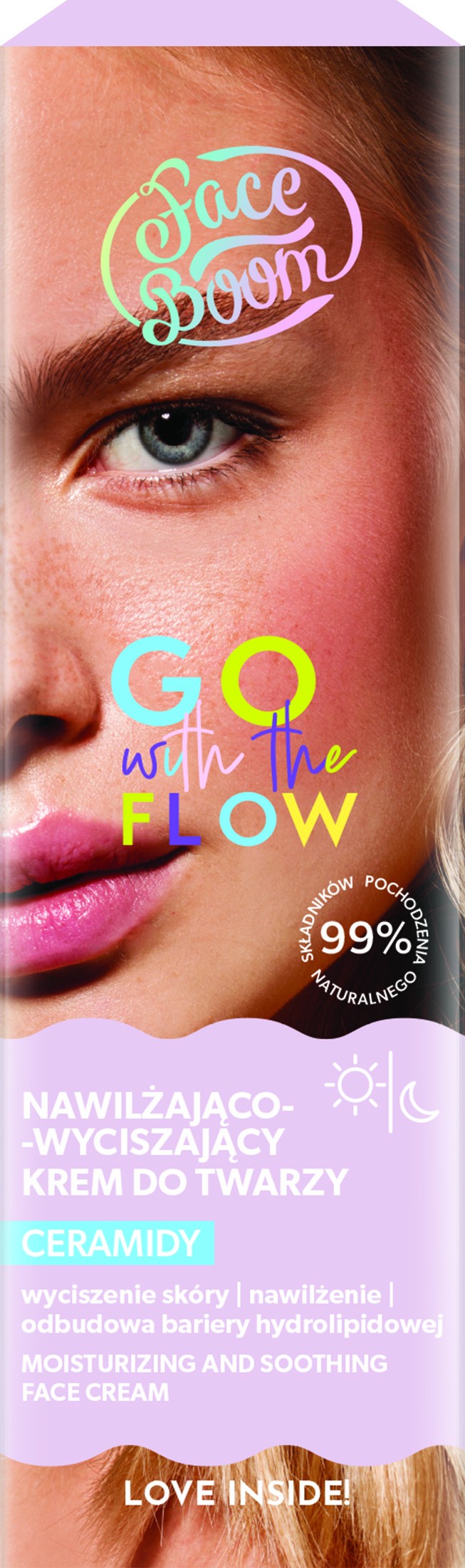 BIELENDA FaceBoom Go With The Flow Moisturizing and Calming Face Cream for Day and Night 50 ml. - Vaistine1.lt | WestPharmacy.eu