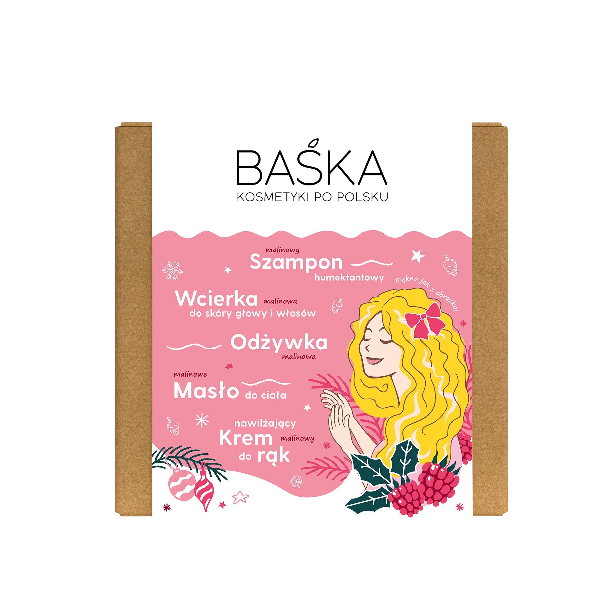 BAŚKA Gift set for body and hair - Raspberry | Vaistine1.lt | WestPharmacy.eu