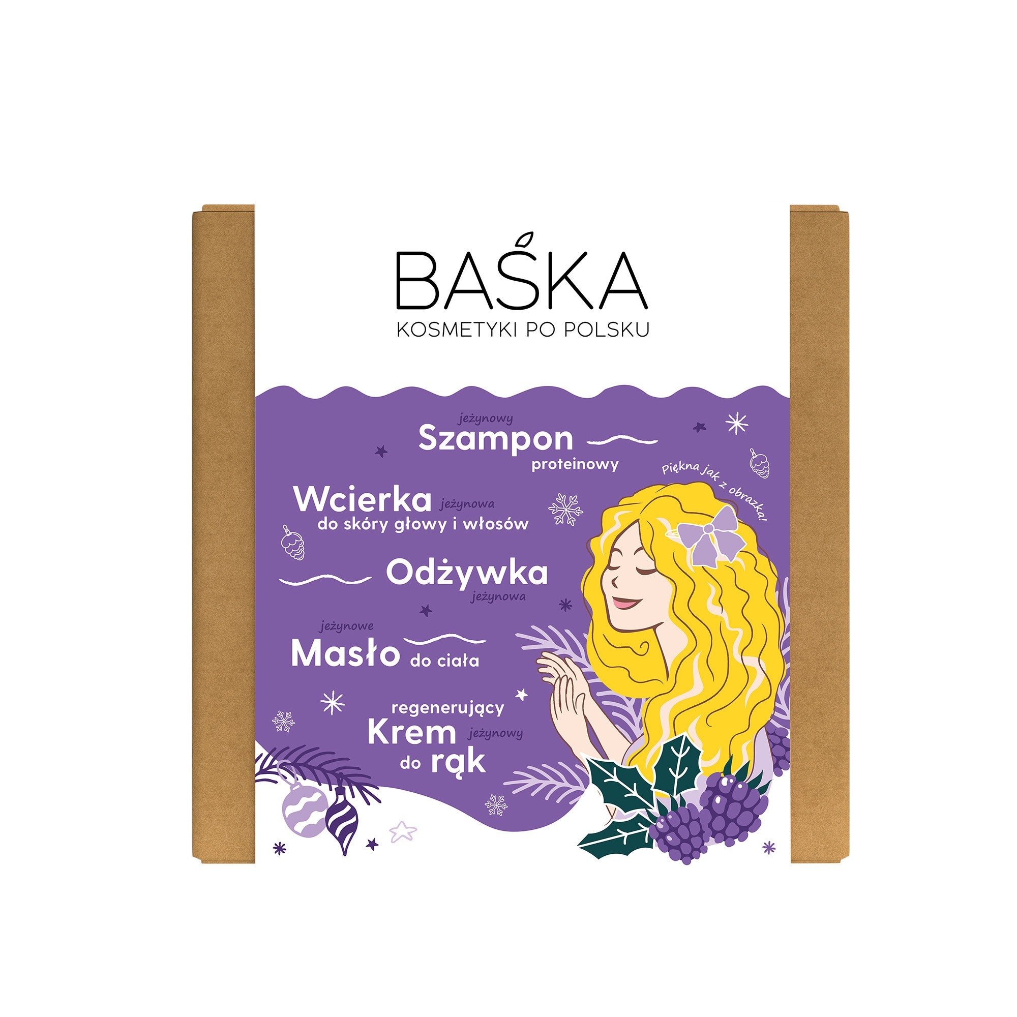 BAŚKA Gift set for body and hair - Blackberry | Vaistine1.lt | WestPharmacy.eu