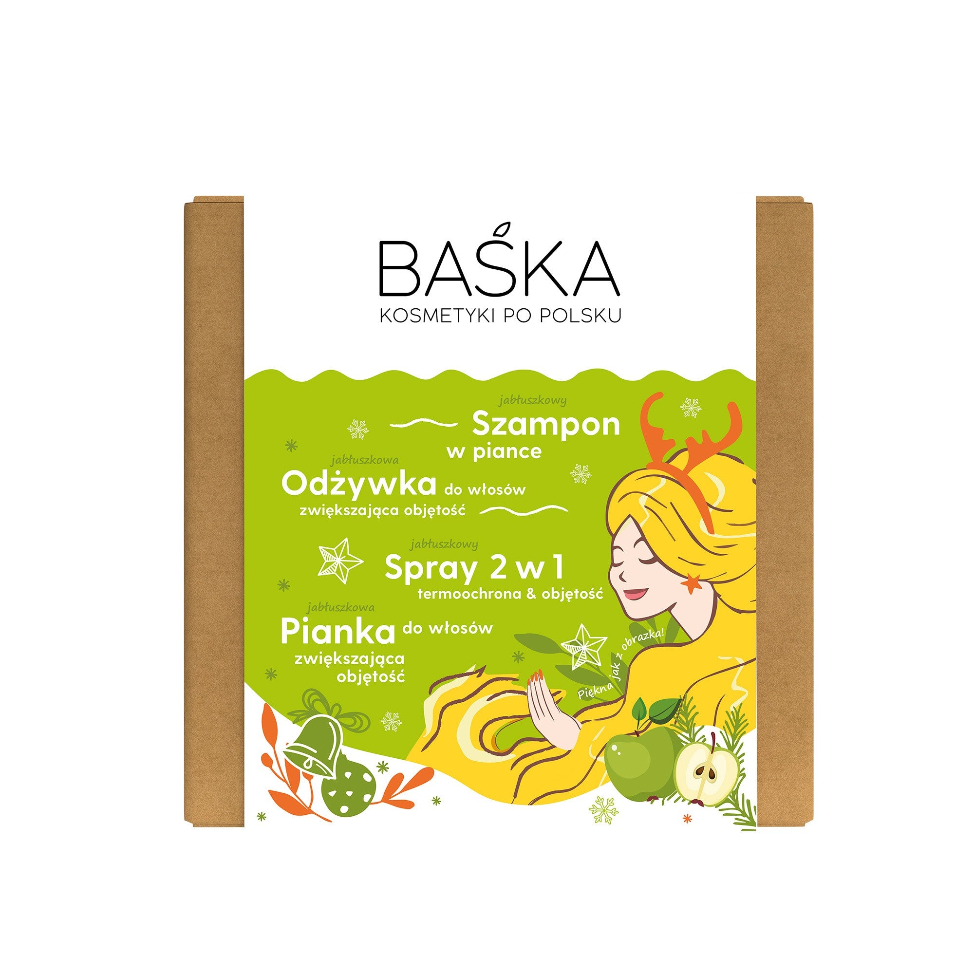 BAŚKA Hair gift set - Apple | Vaistine1.lt | WestPharmacy.eu