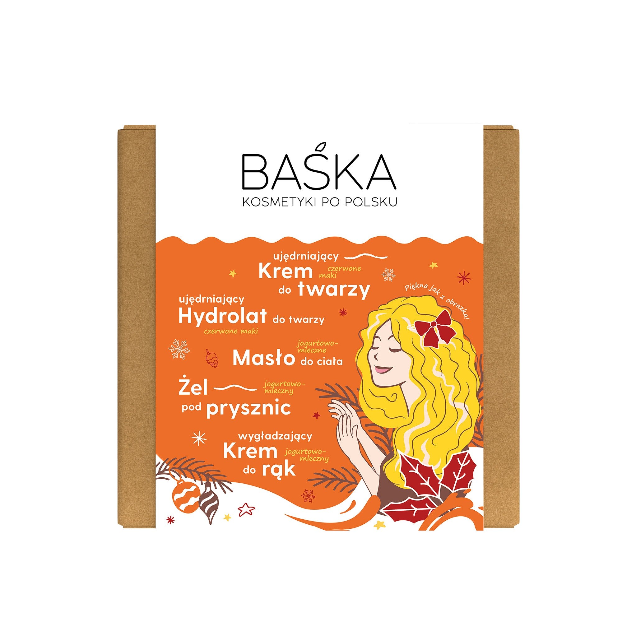 BAŚKA Gift set for body and hair - Poppies and Milk | Vaistine1.lt | WestPharmacy.eu