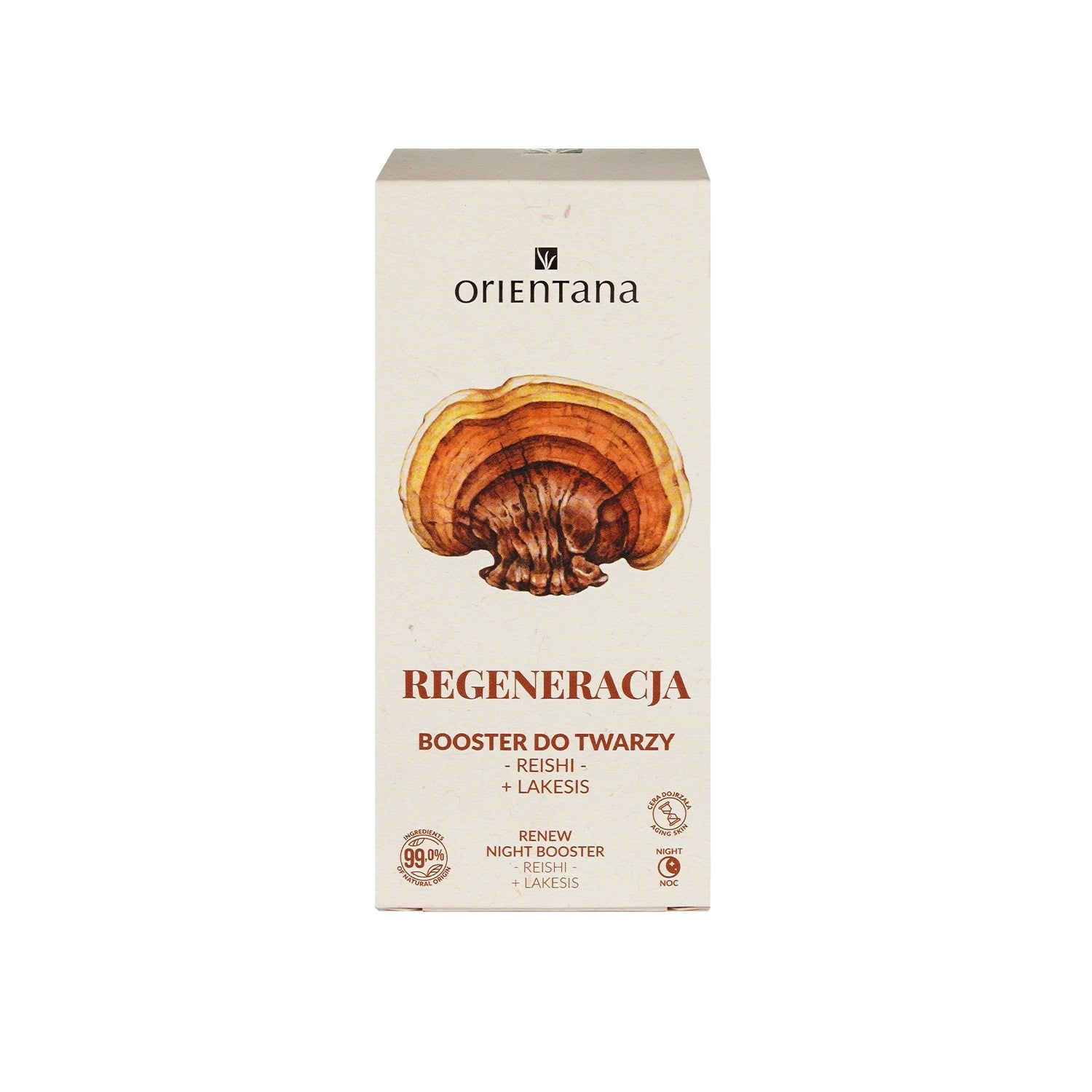 ORIENTANA Face Booster REGENERATION for Night - Reishi + Lakesis 30 ml | Vaistine1.lt | WestPharmacy.eu