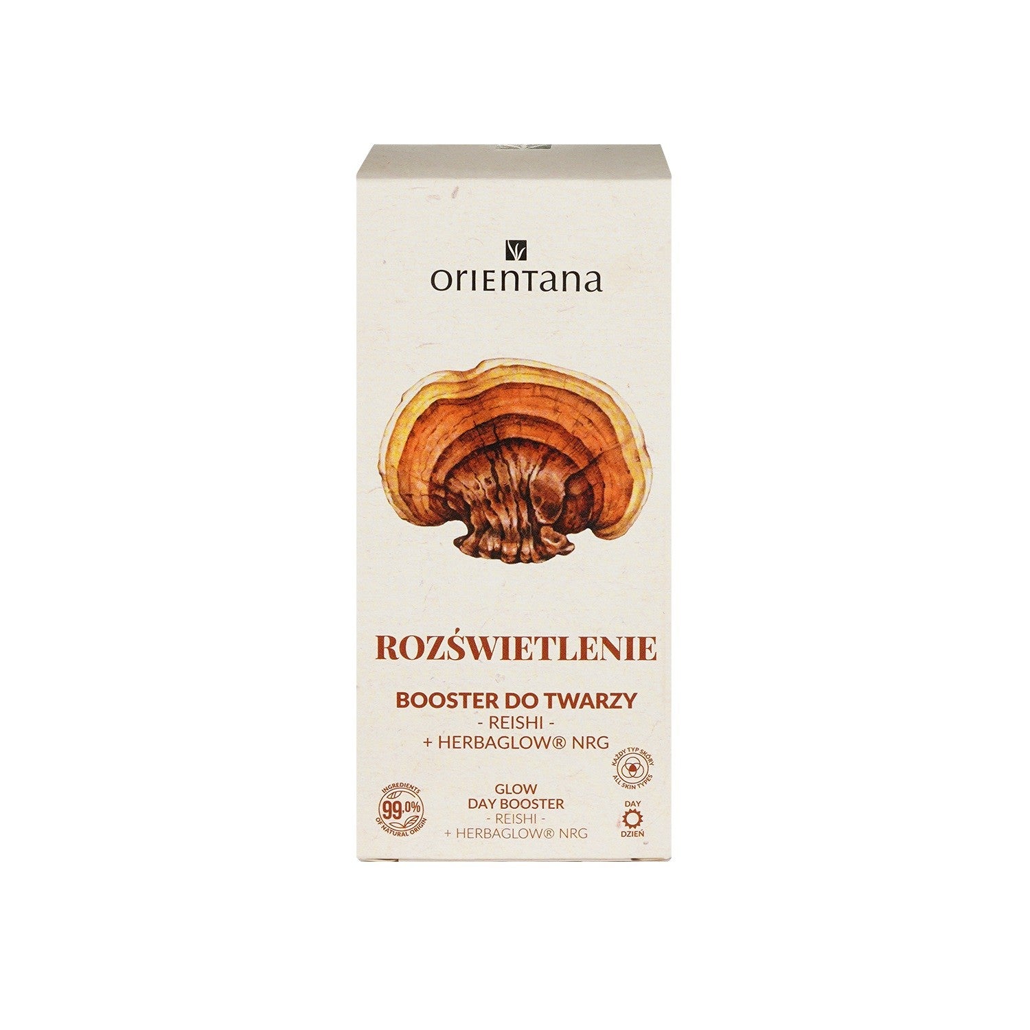 ORIENTANA Face Booster ILLUMINATION for the day - Reishi + Herbaglow 30 ml | Vaistine1.lt | WestPharmacy.eu