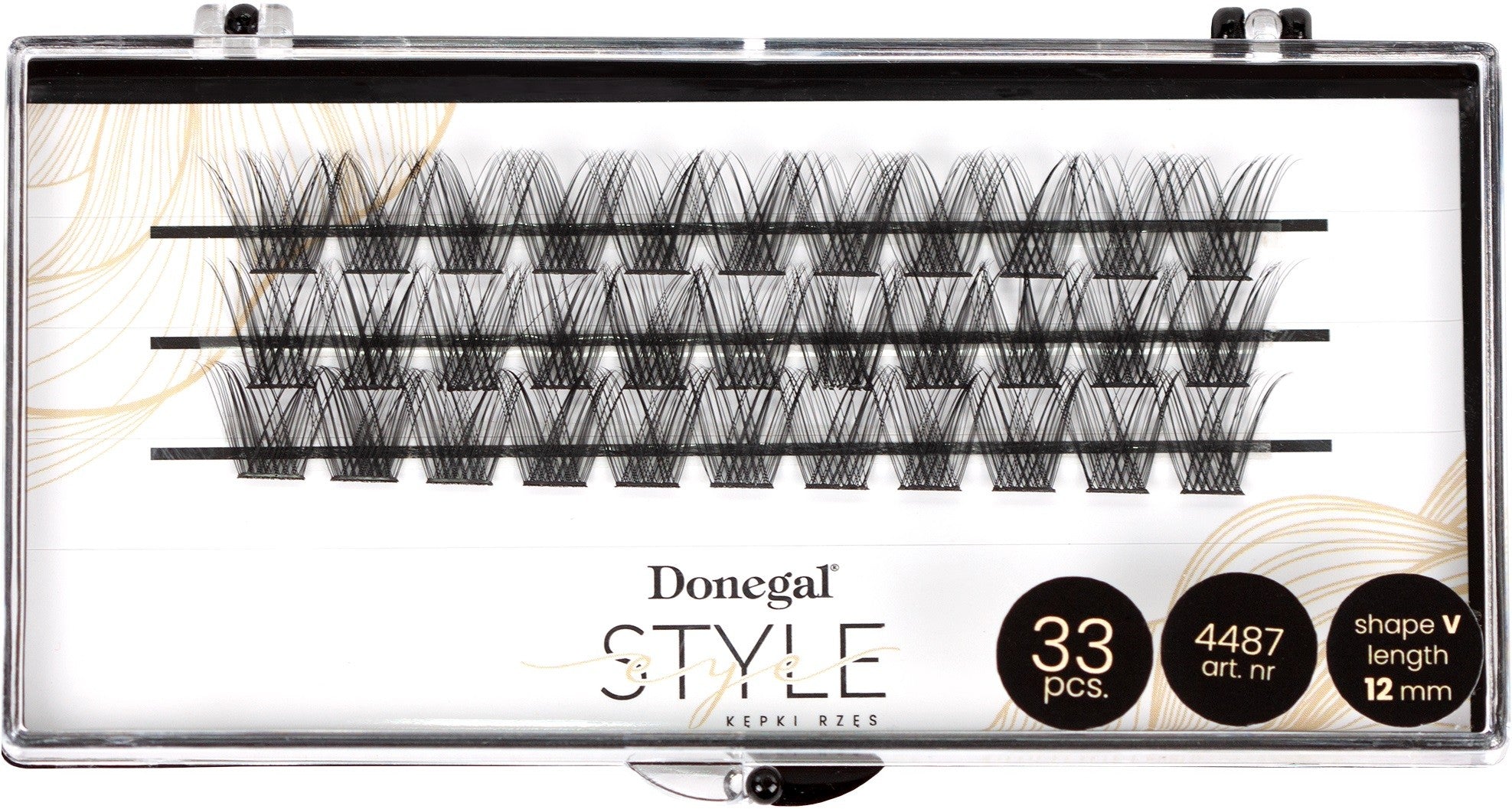 DONEGAL False eyelashes V-Eye -Style 12mm (4487) | Vaistine1.lt | WestPharmacy.eu