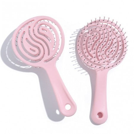 ECARLA Massage and detangling hair brush - pink SCZ14 - Vaistine1.lt | WestPharmacy.eu