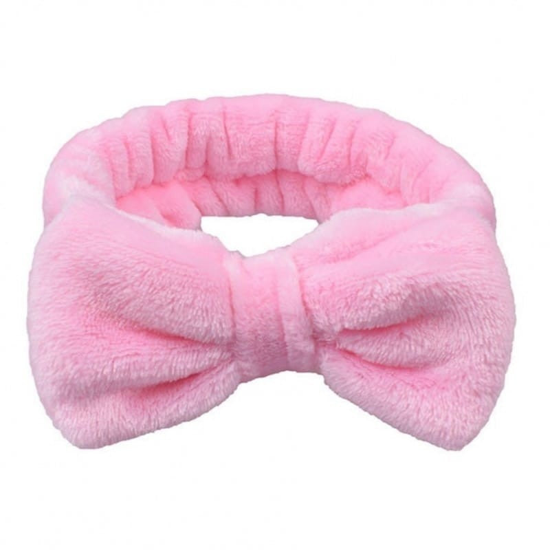 ECARLA Cosmetic hairband with bow - pink OPK18R - Vaistine1.lt | WestPharmacy.eu