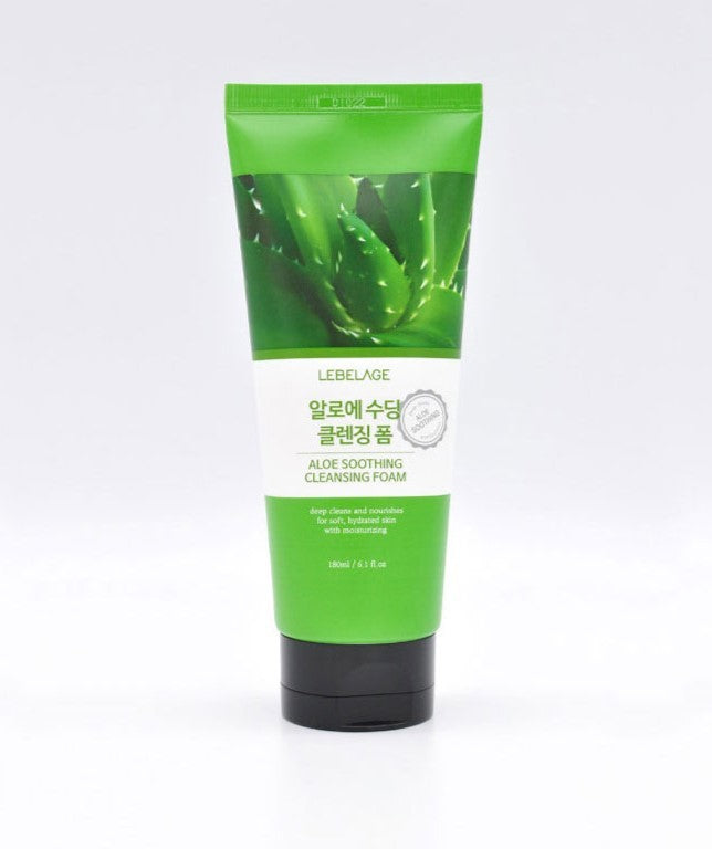 LEBELAGE Soothing Aloe Face Foam - Vaistine1.lt | WestPharmacy.eu