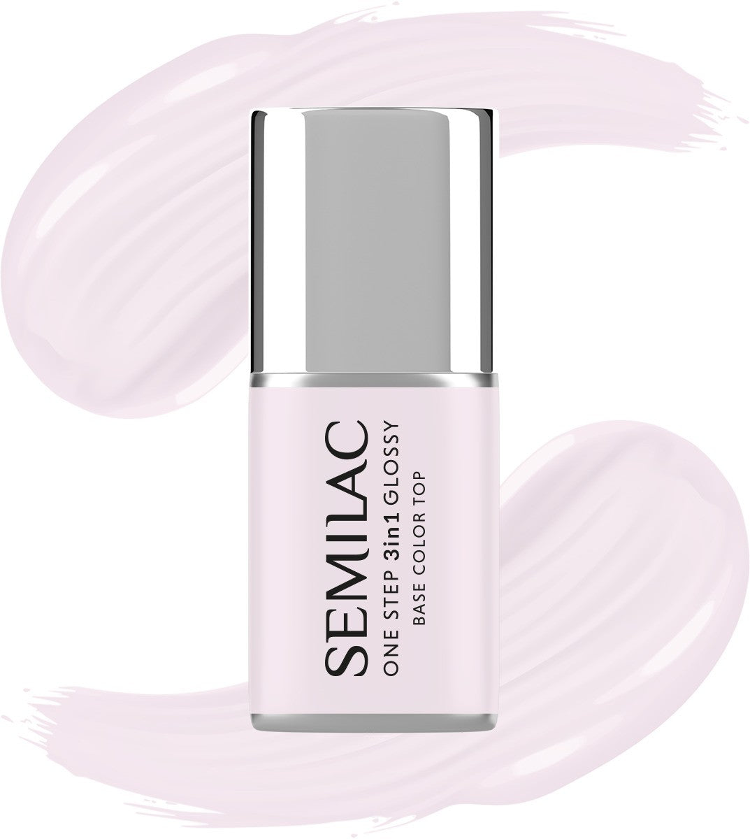 SEMILAC One Step Glossy 3in1 Nail Hybrid Varnish S235 Peach Beige 7 ml. - Vaistine1.lt | WestPharmacy.eu