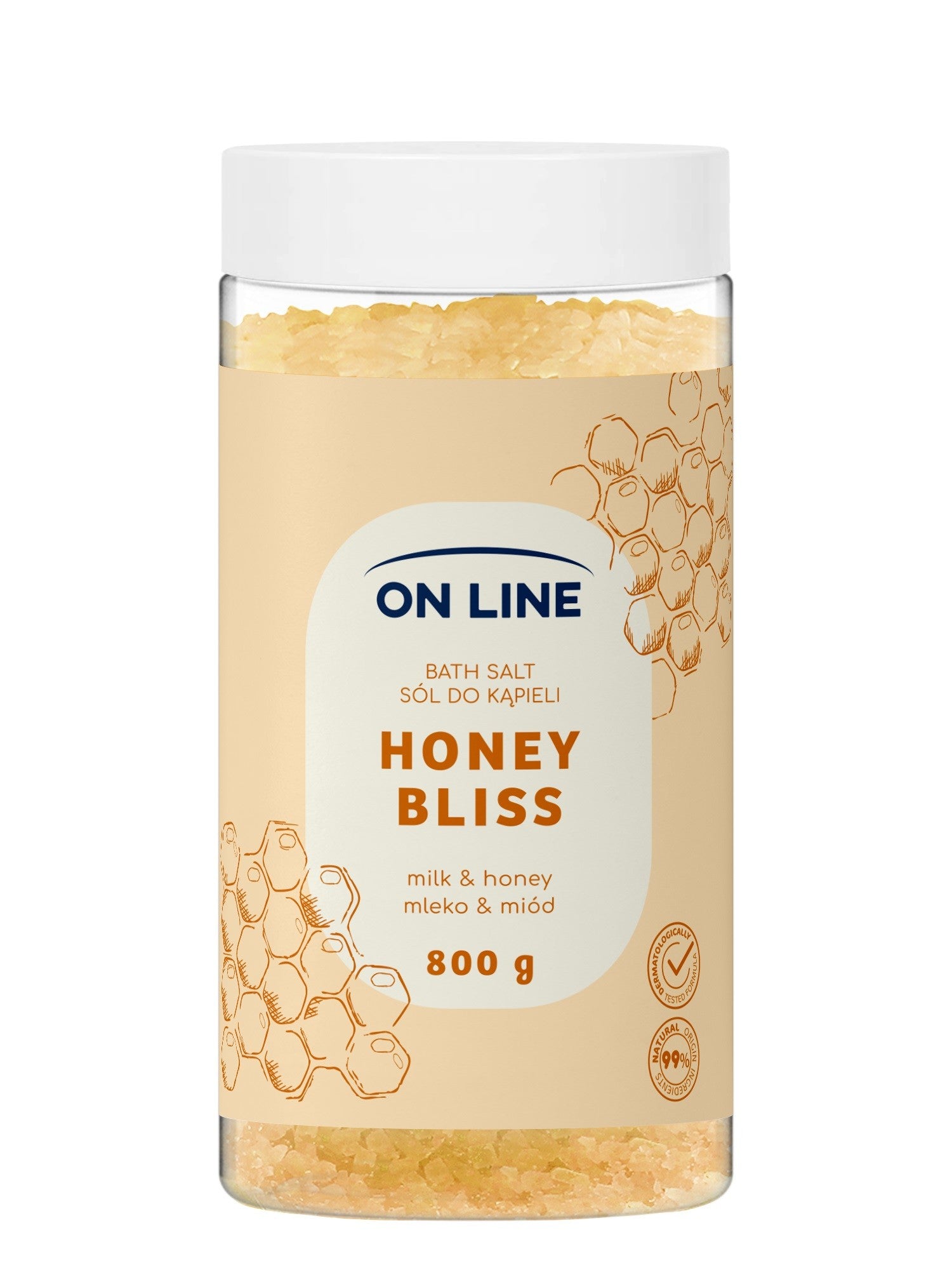ON LINE Honey Bliss bath salt 800 g - Vaistine1.lt | WestPharmacy.eu