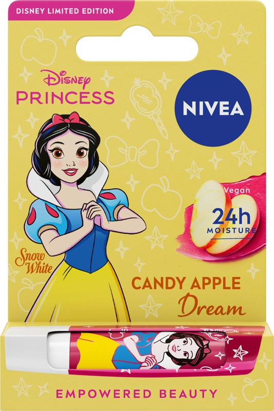 NIVEA Disney Princess Nurturing Lipstick Candy Apple Dream Snow White - Limited Edition 4.8 g - Vaistine1.lt | WestPharmacy.eu