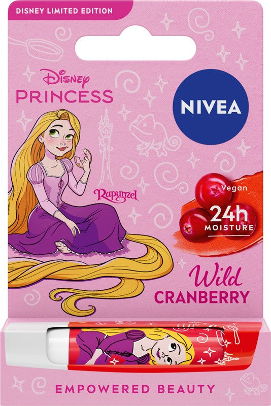 NIVEA Disney Princess Nurturing Lipstick Wild Crunberry Rapunzel - Limited Edition 4.8 g - Vaistine1.lt | WestPharmacy.eu