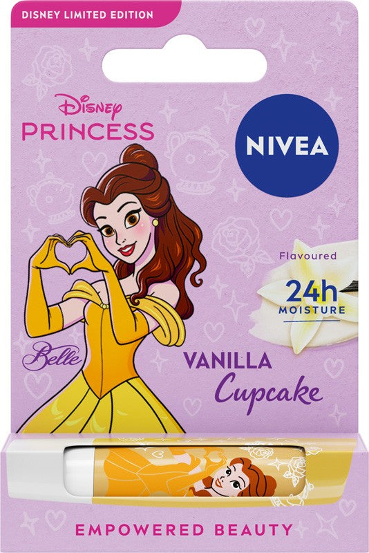 NIVEA Disney Princess Nurturing Lipstick Vanilla Cupcake Belle - Limited Edition 4.8 g - Vaistine1.lt | WestPharmacy.eu