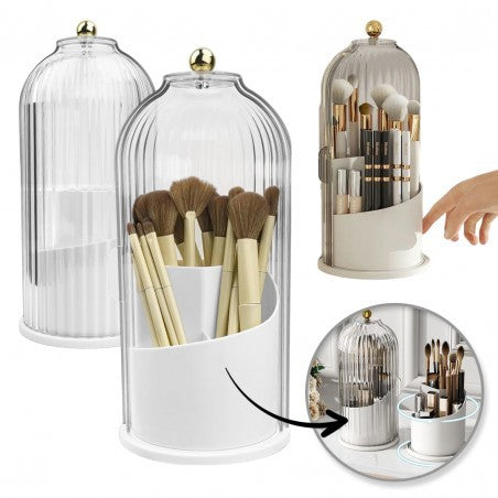 ECARLA Brush Organizer - Rotary Fluted White CB61B - Vaistine1.lt | WestPharmacy.eu