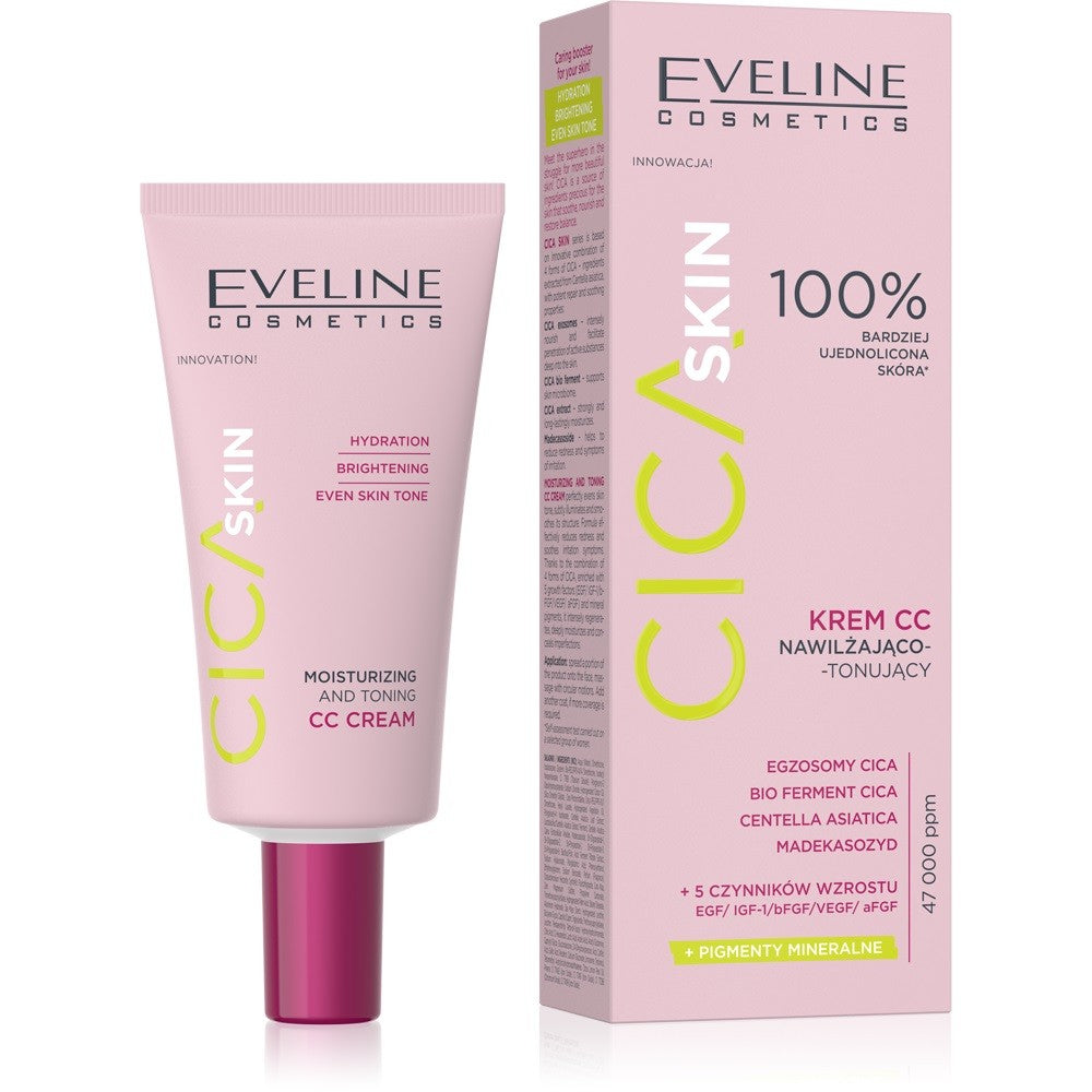 EVELINE CICA Skin CC Moisturizing and Toning Cream 30 ml - Vaistine1.lt | WestPharmacy.eu