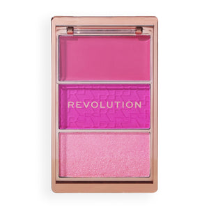 REVOLUTION Icon Hot Pink Flag Blush Palette - Vaistine1.lt | WestPharmacy.eu