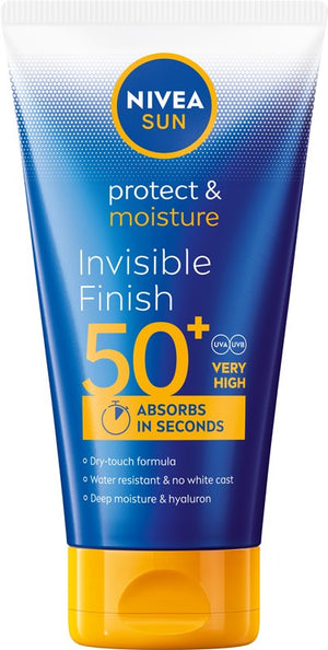 NIVEA SUN Invisible Finish Sunscreen Moisturizing Lotion SPF50+ 150 ml. - Vaistine1.lt | WestPharmacy.eu