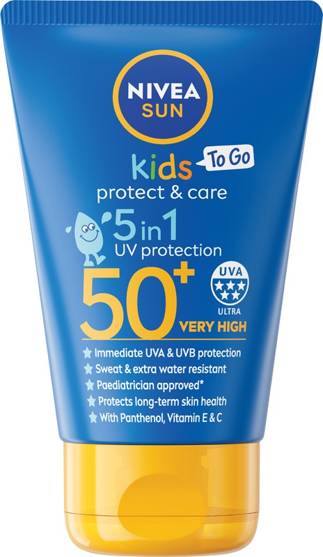 NIVEA SUN Kids Protect Care Children's Sunscreen Lotion Pocket Size SPF50+ 50 ml. - Vaistine1.lt | WestPharmacy.eu