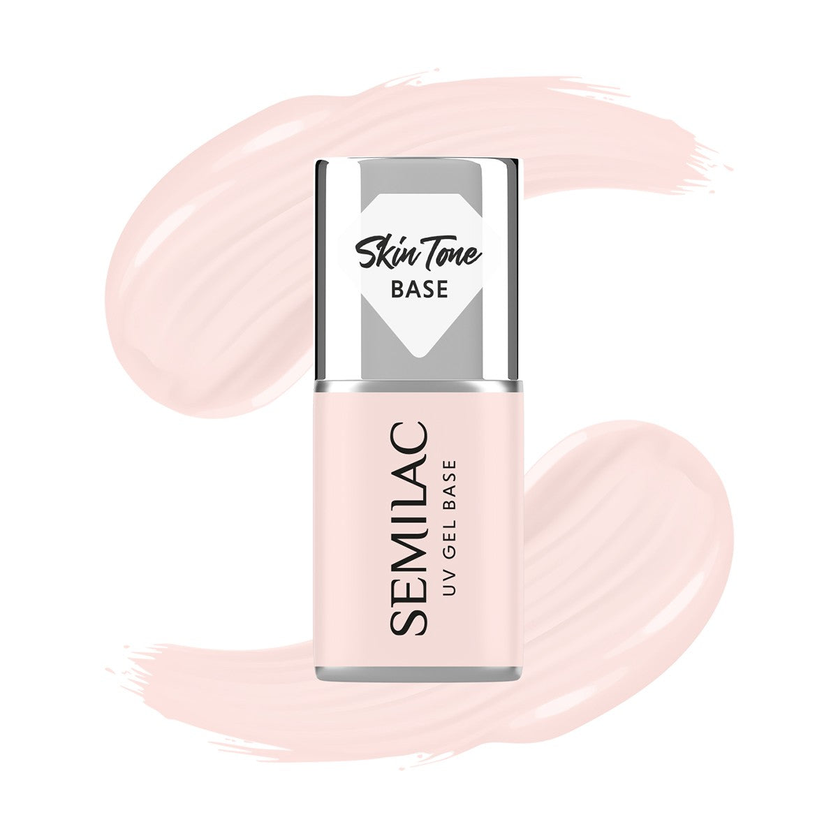 SEMILAC Skin Tone cover base for hybrid varnishes semi-transparent Rose Beige 7 ml - Vaistine1.lt | WestPharmacy.eu