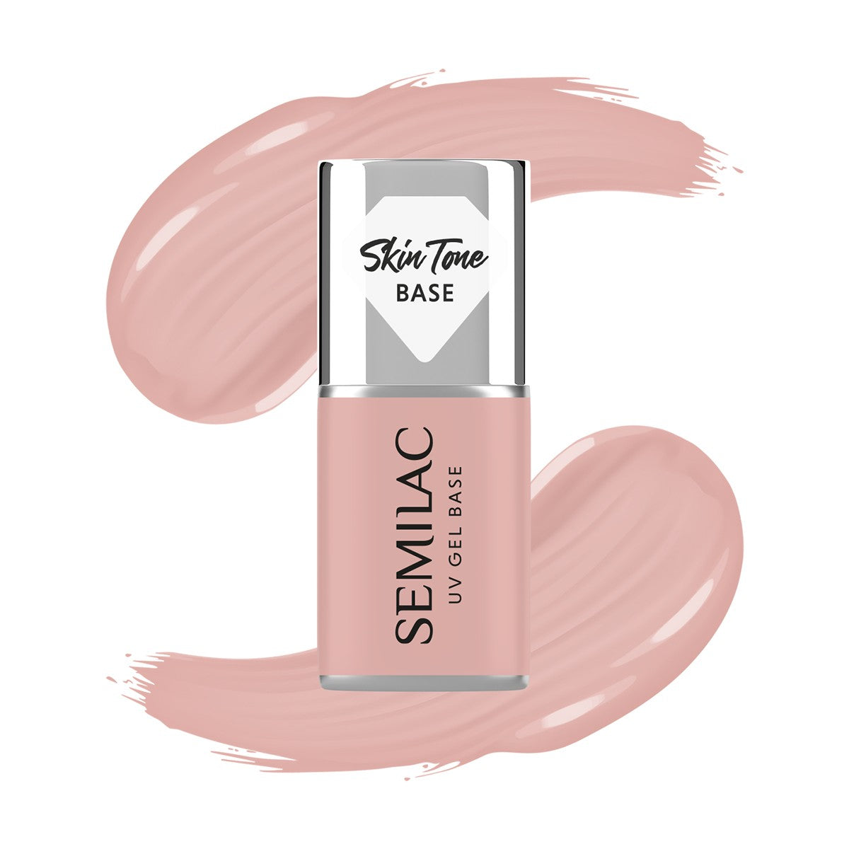 SEMILAC Skin Tone cover base for hybrid varnishes semi-transparent Pale Beige 7 ml - Vaistine1.lt | WestPharmacy.eu