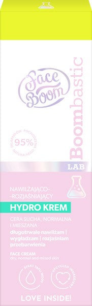 FACEBOOM Bombastic Lab Hydro moisturizing and brightening cream with vitamin C 50 ml. - Vaistine1.lt | WestPharmacy.eu