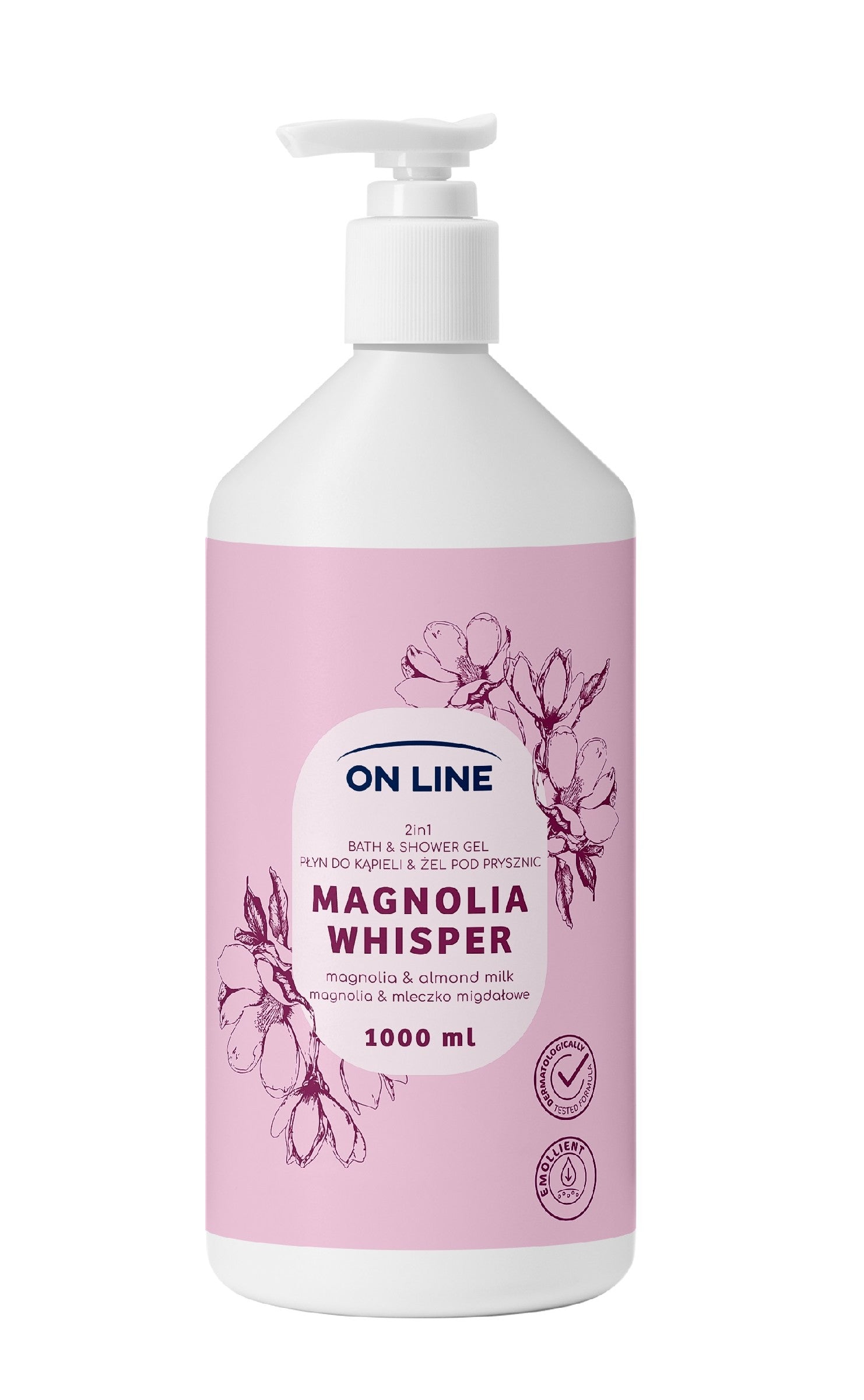 ON LINE Bath lotion and shower gel 2-in-1 Magnolia Whisper 1000 ml - Vaistine1.lt | WestPharmacy.eu