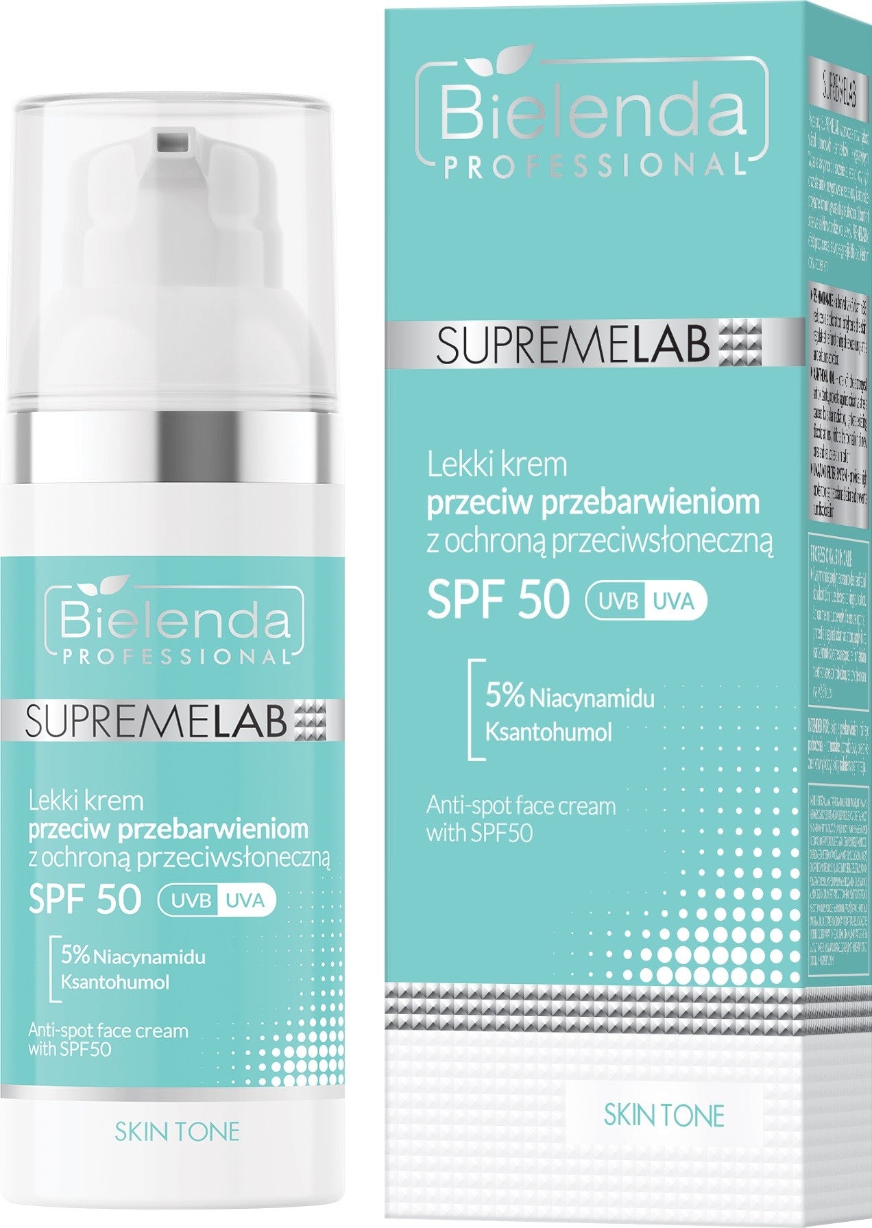 BIELENDA PROFESSIONAL Supremelab Skin Tone Light Anti-Pigmentation Cream with SPF50 UVA/UVB 50 ml. - Vaistine1.lt | WestPharmacy.eu
